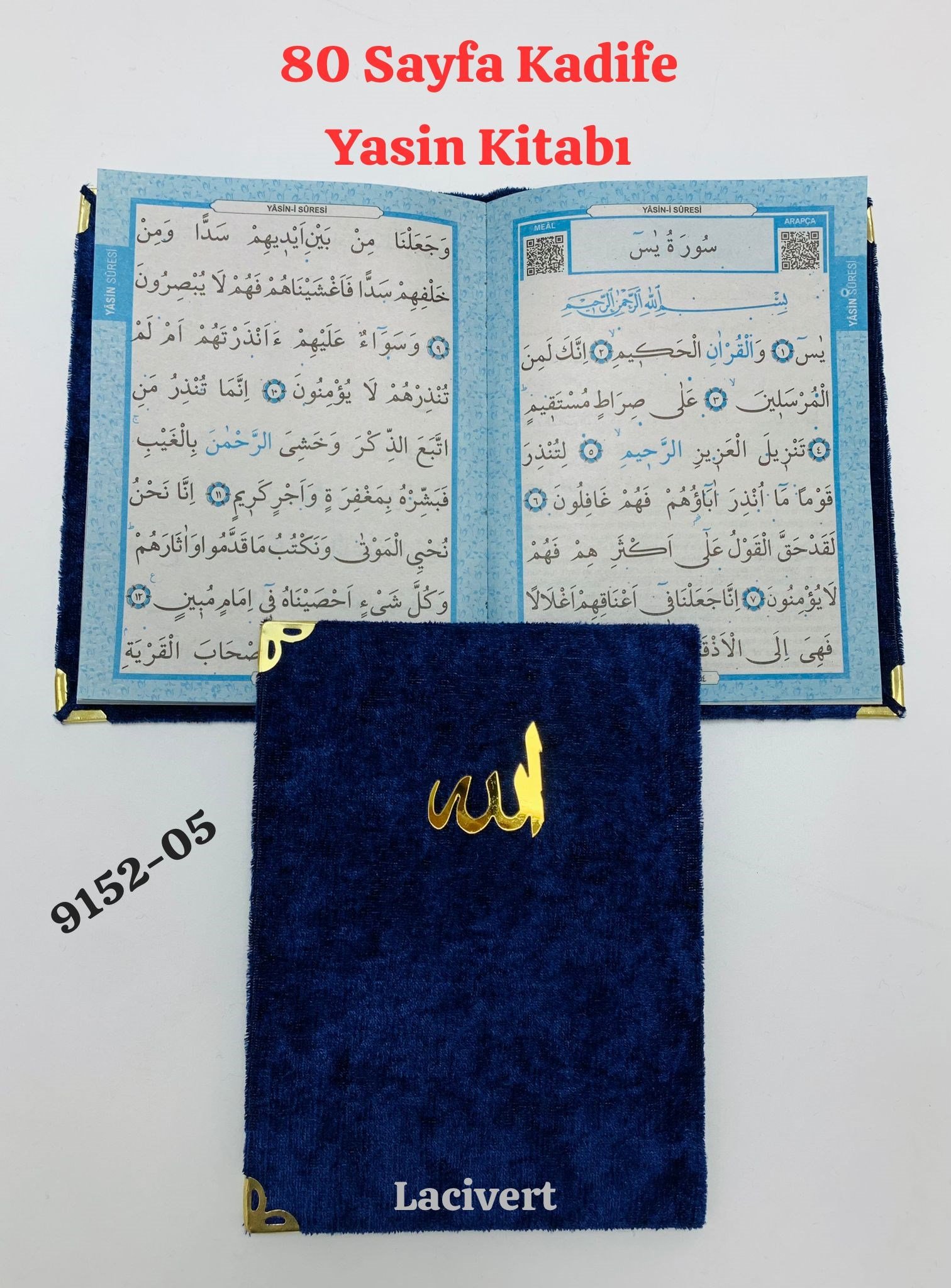 9152 Kadife Yasin 80 Yapraklı