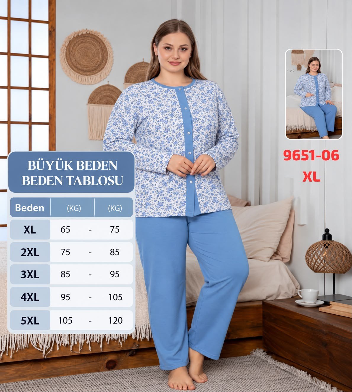 Battal Boy Pijama Takımı
