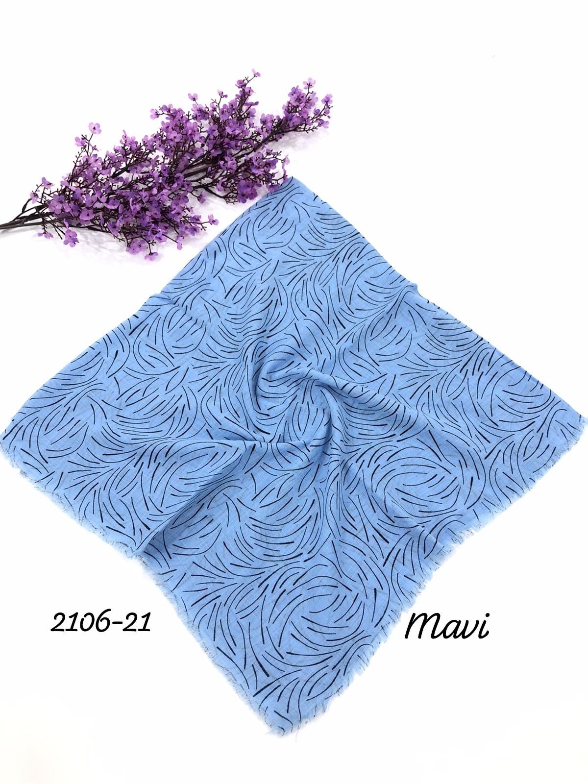2106 Flamlı Pamuk Eşarp