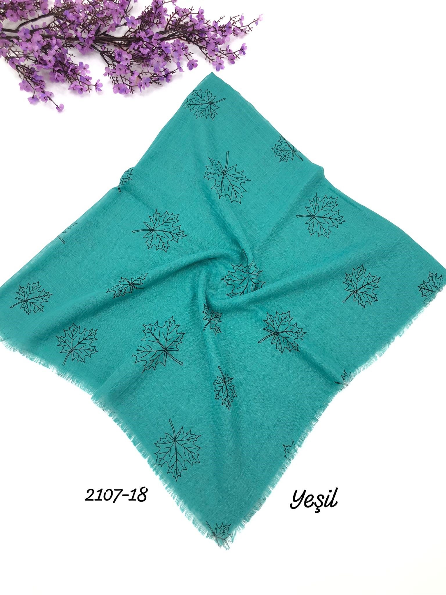 2107 Flamlı Pamuk Eşarp