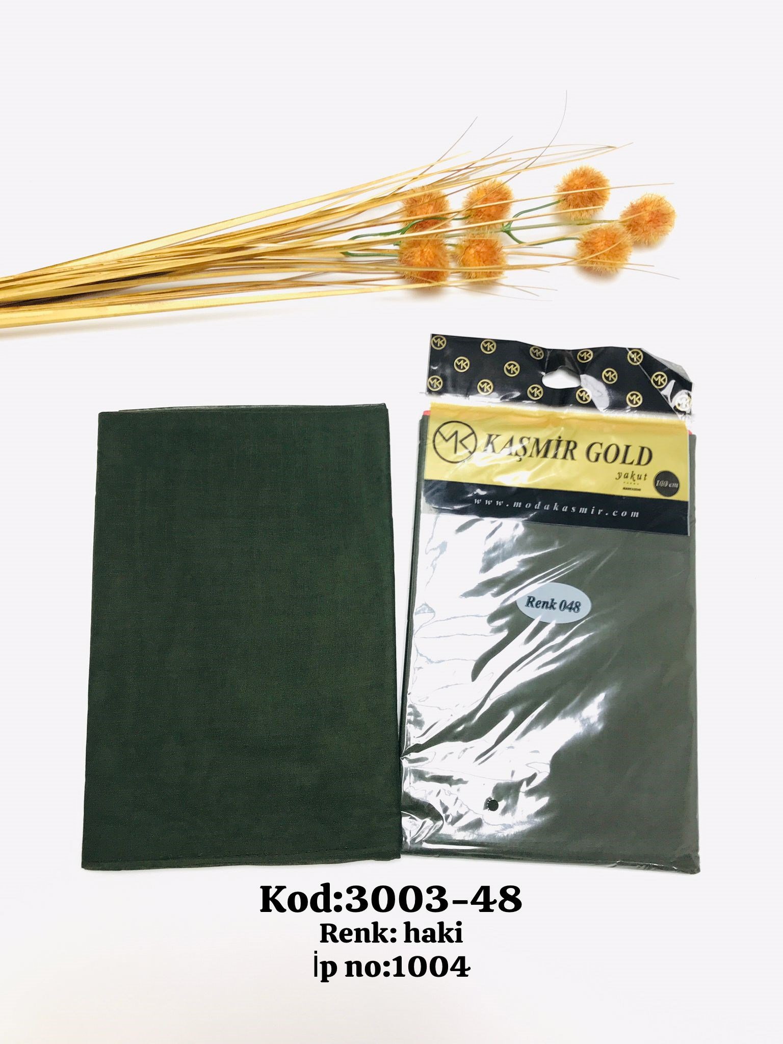 3003 Poşetli Kaşmir 100 Cm Düz Yazma