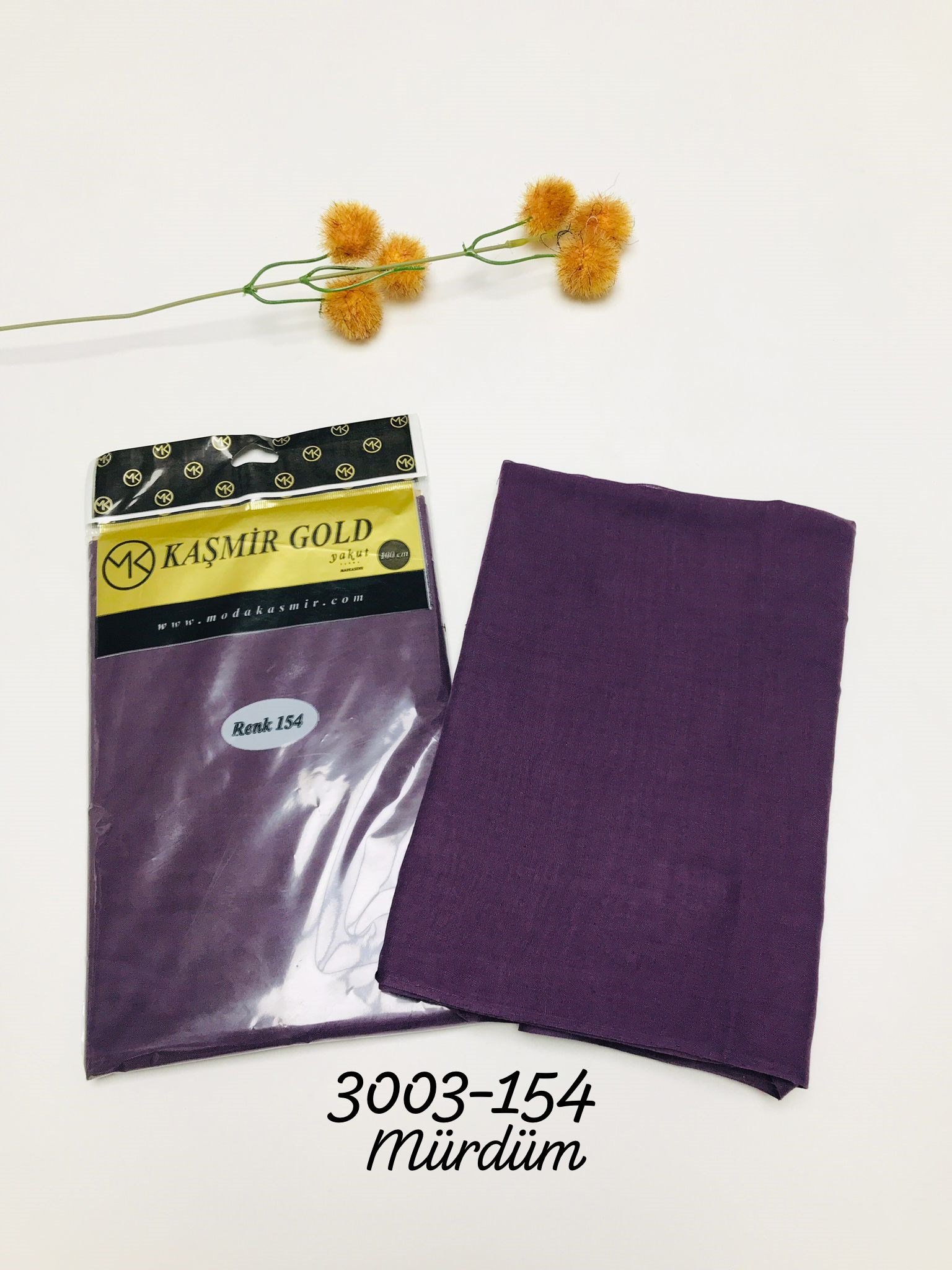 3003 Poşetli Kaşmir 100 Cm Düz Yazma