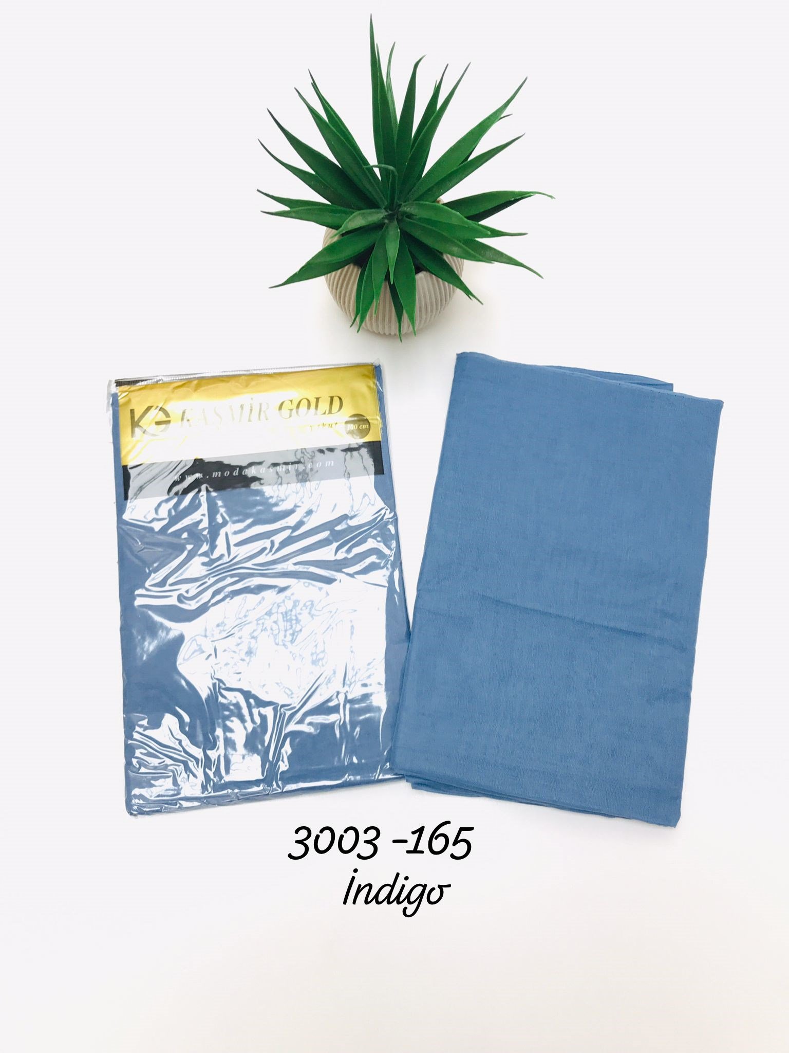 3003 Poşetli Kaşmir 100 Cm Düz Yazma
