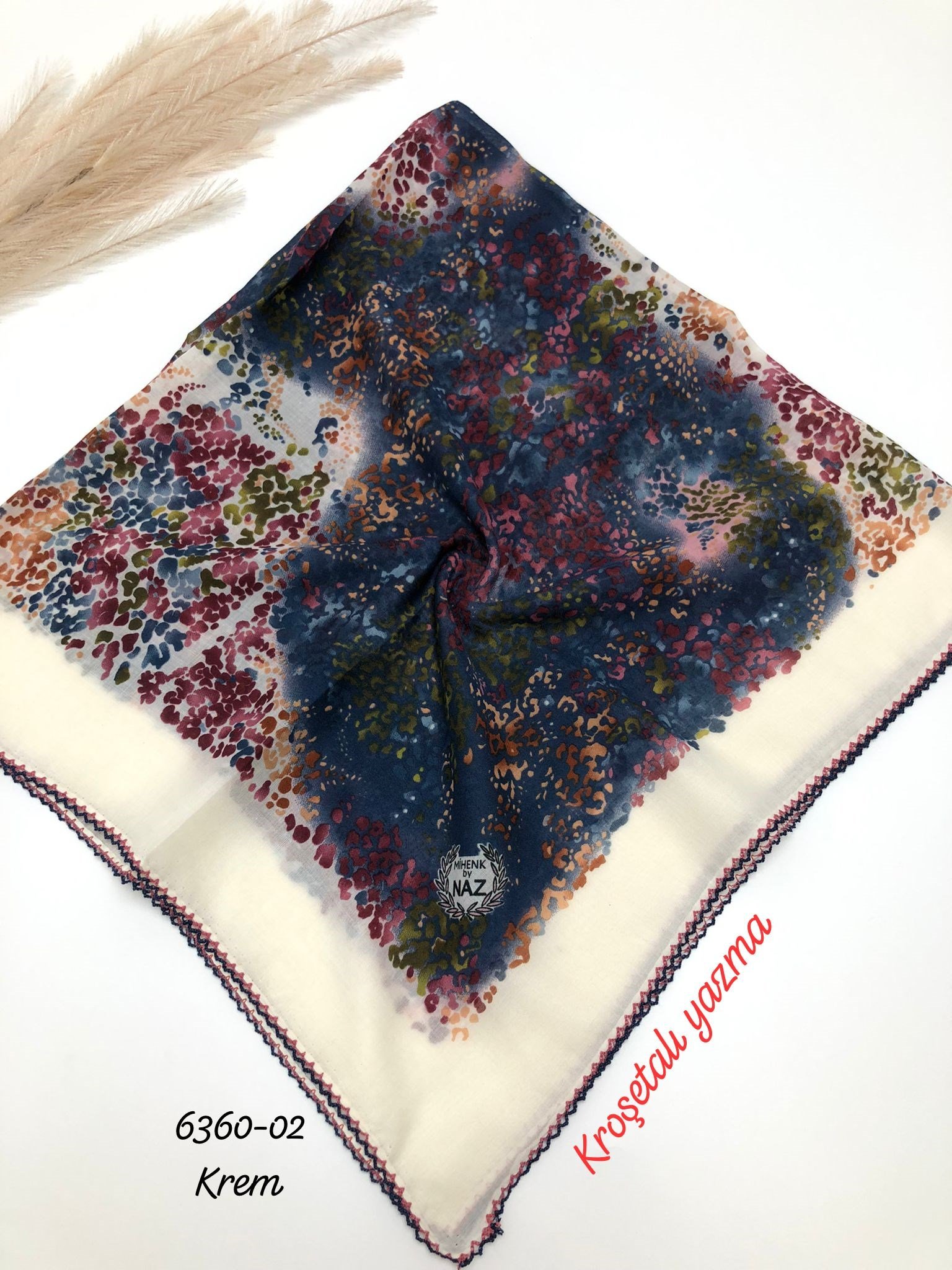 6360 Kenar Kroşetalı (Tığlı) Yazma