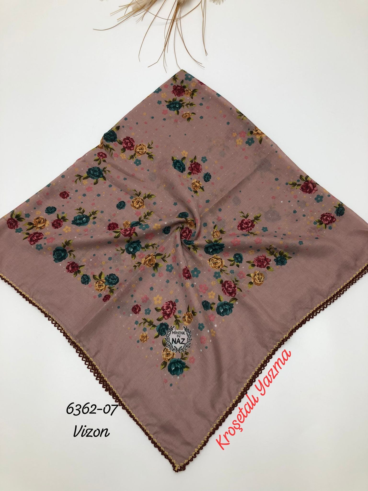 6362 Kenar Kroşetalı (Tığlı) Yazma