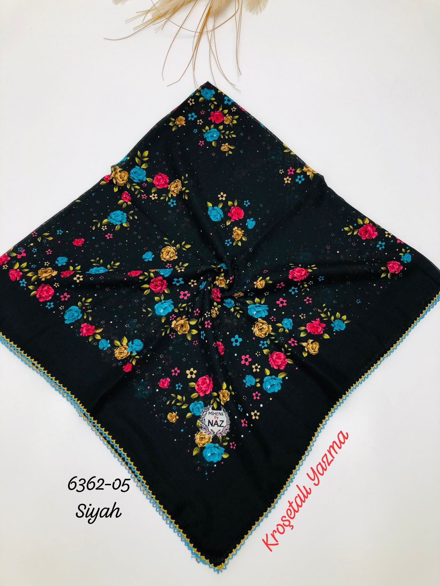 6362 Kenar Kroşetalı (Tığlı) Yazma