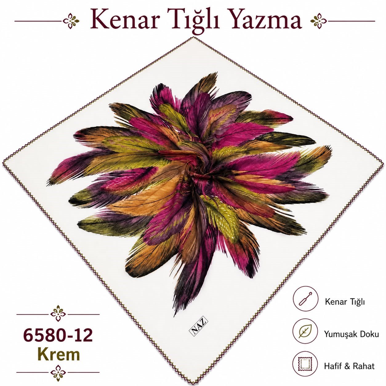 Kenar Tığlı Yazma