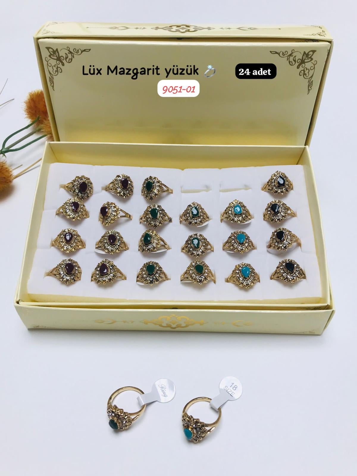 9051 Lüx Mazgarit Yüzük
