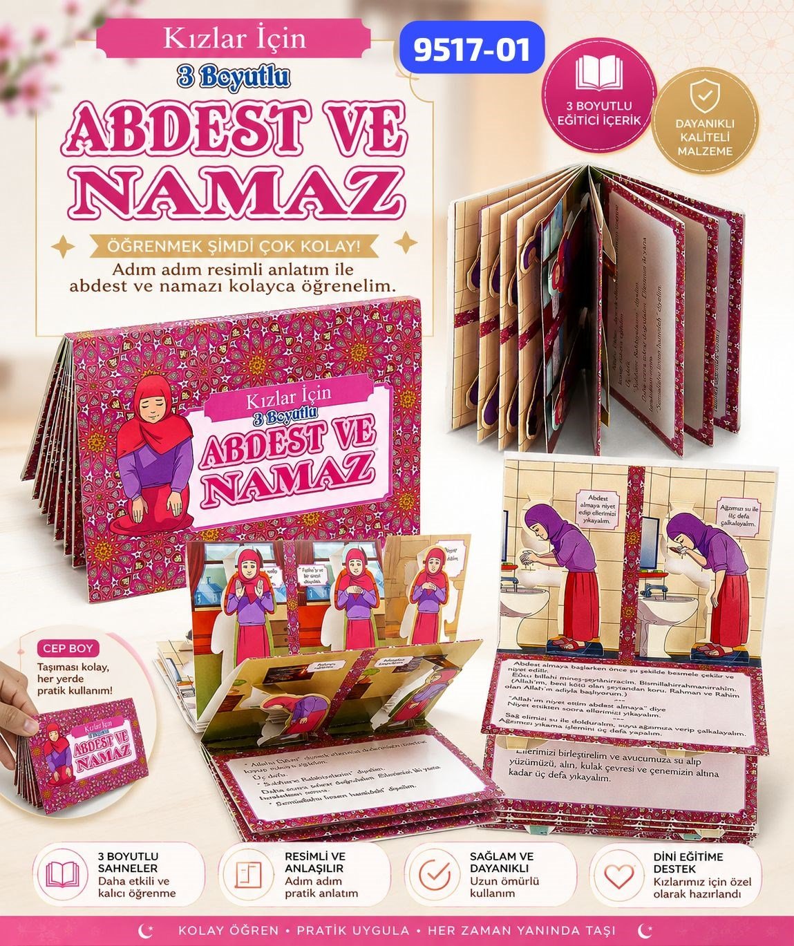 Abdest Ve Namaz Öğretici Kitap