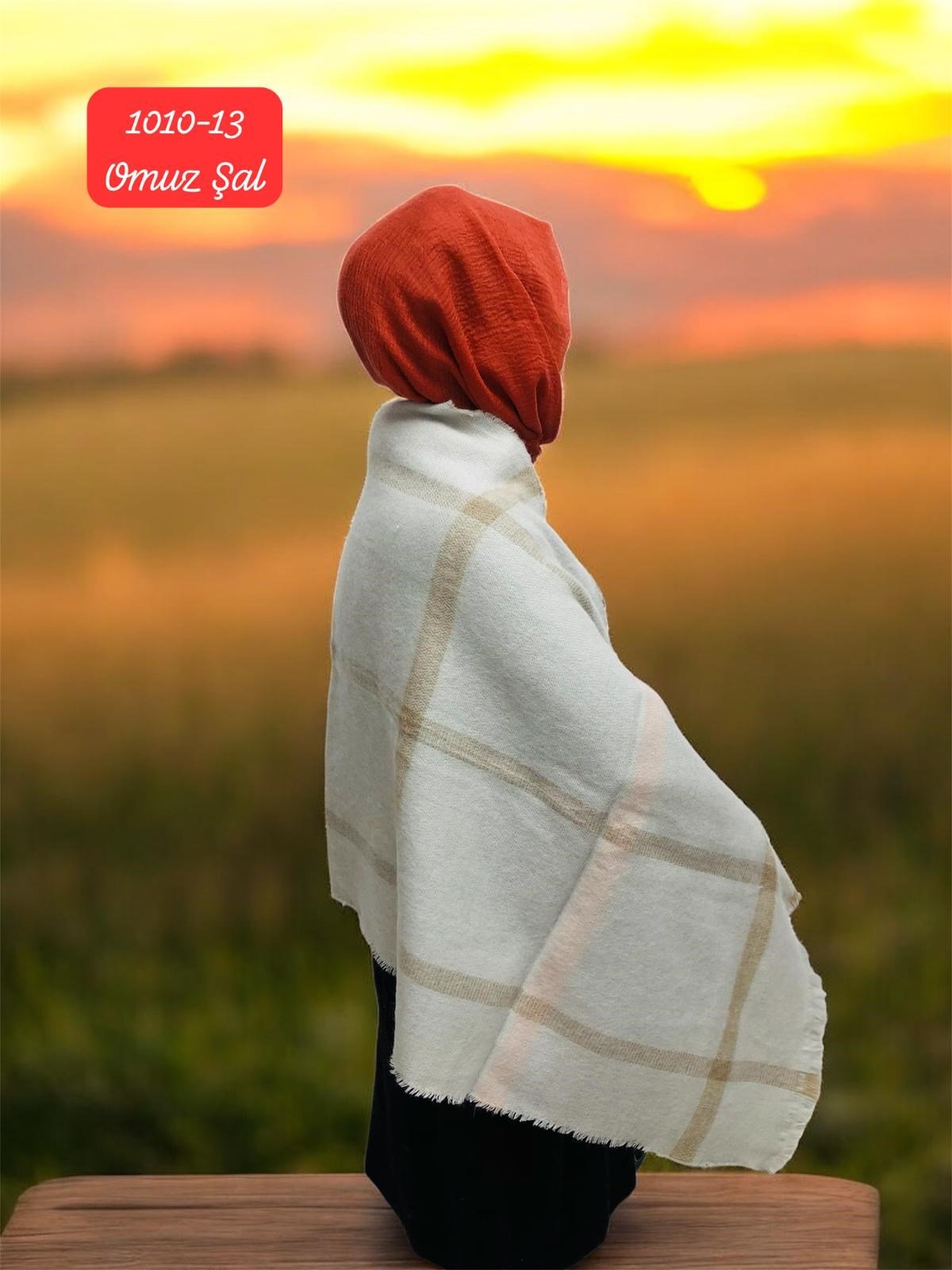 1010 Defacto Omuz Şal