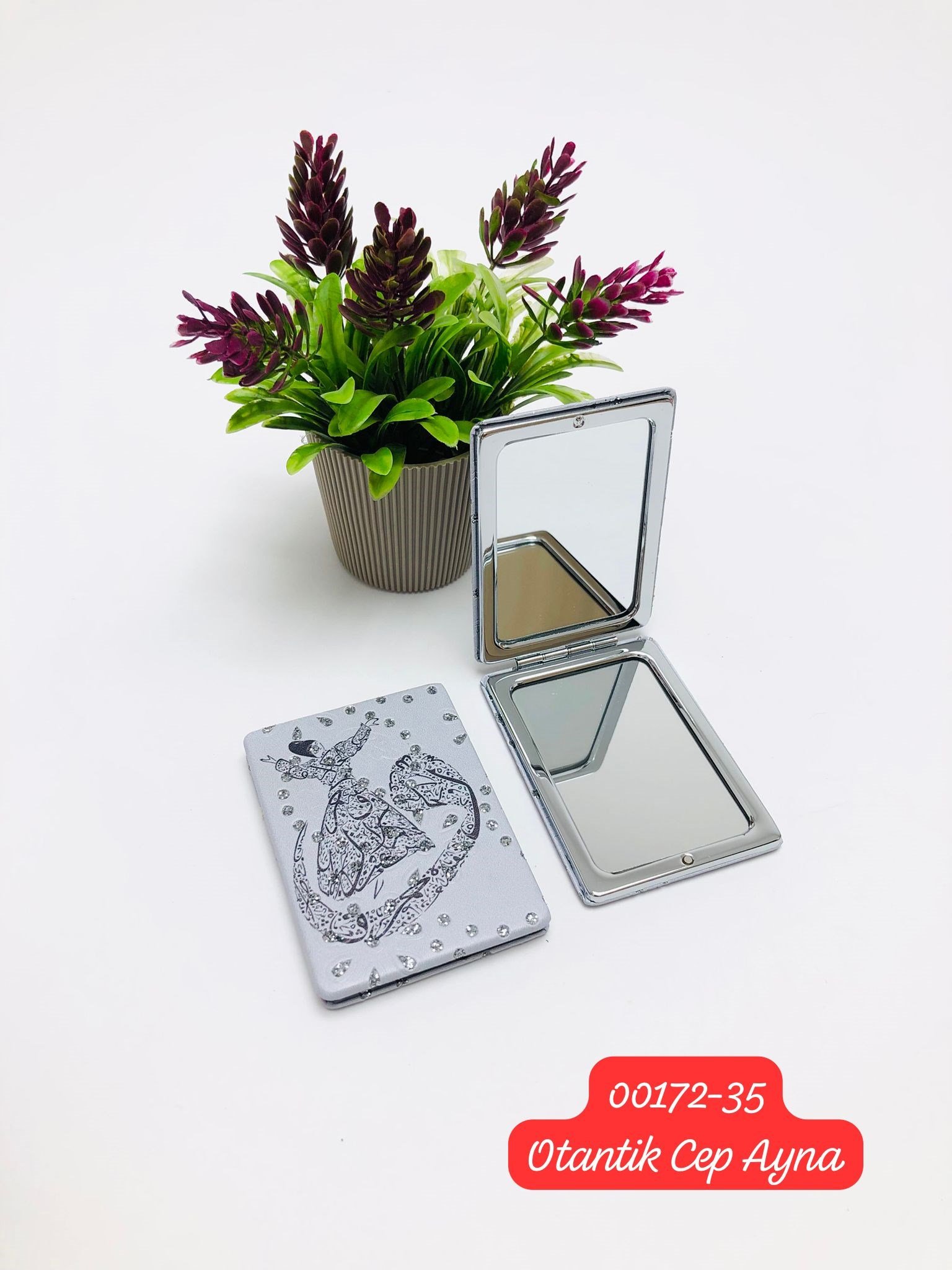 00172 Otantik Cep Aynası