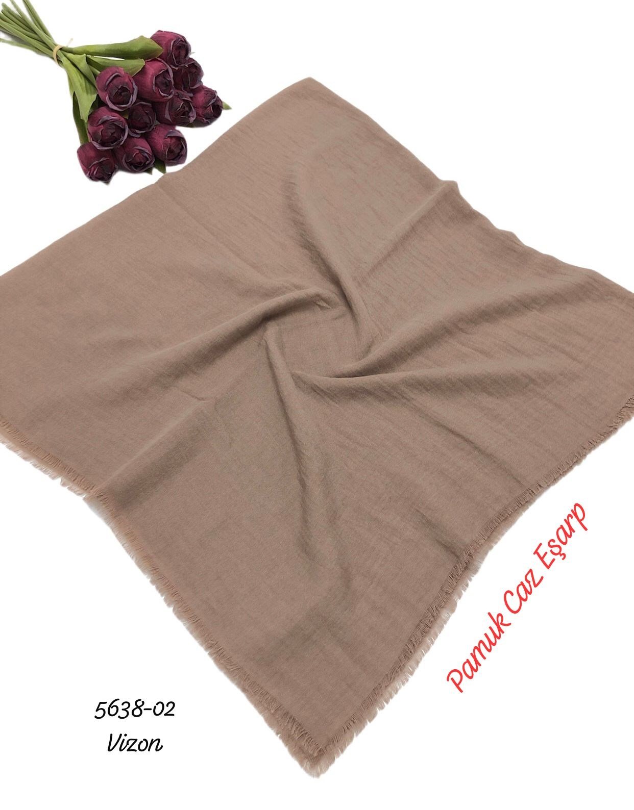 5638 Pamuk Caz Eşarp