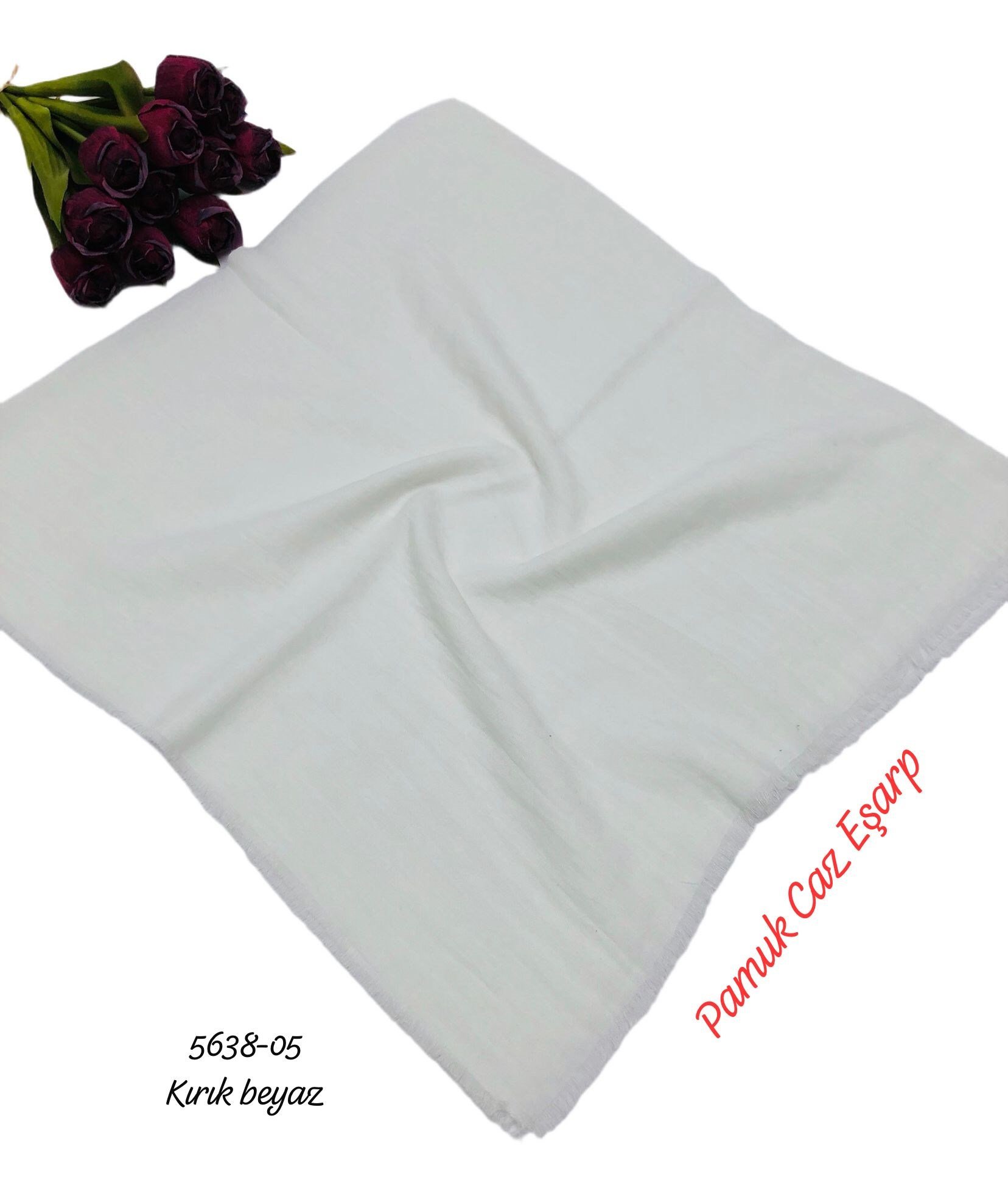 5638 Pamuk Caz Eşarp
