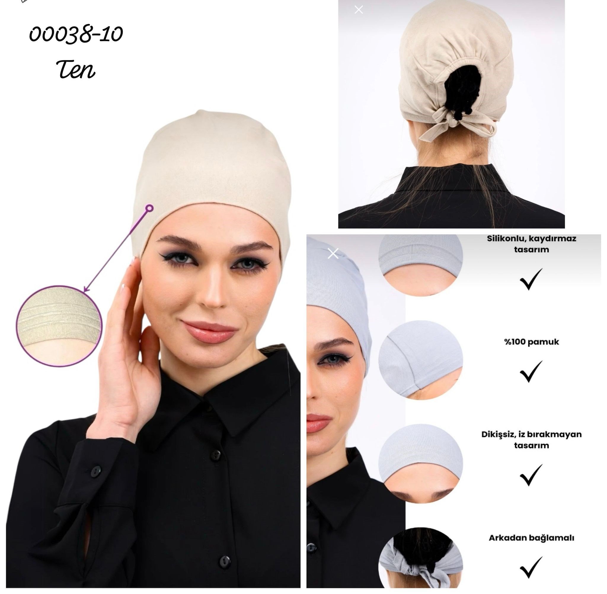 00038 Silikonlu Kaymaz Bone