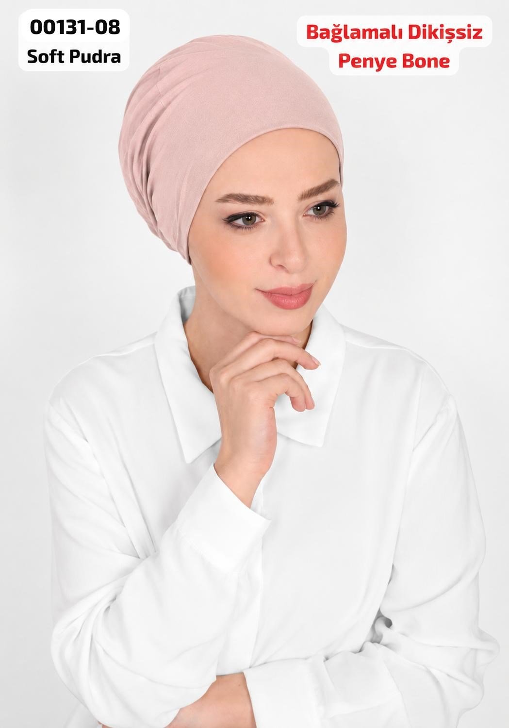 00131 Dikişsiz Penye Bone Bağlamalı