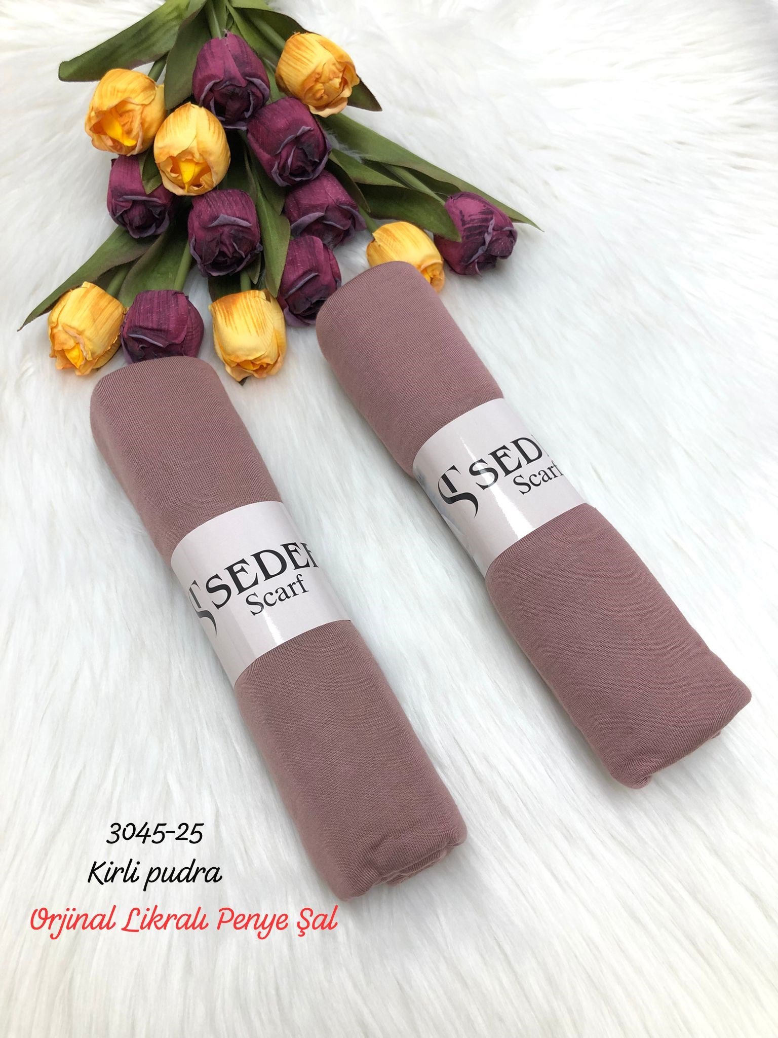 3045 Lüks Likralı Penye Şal