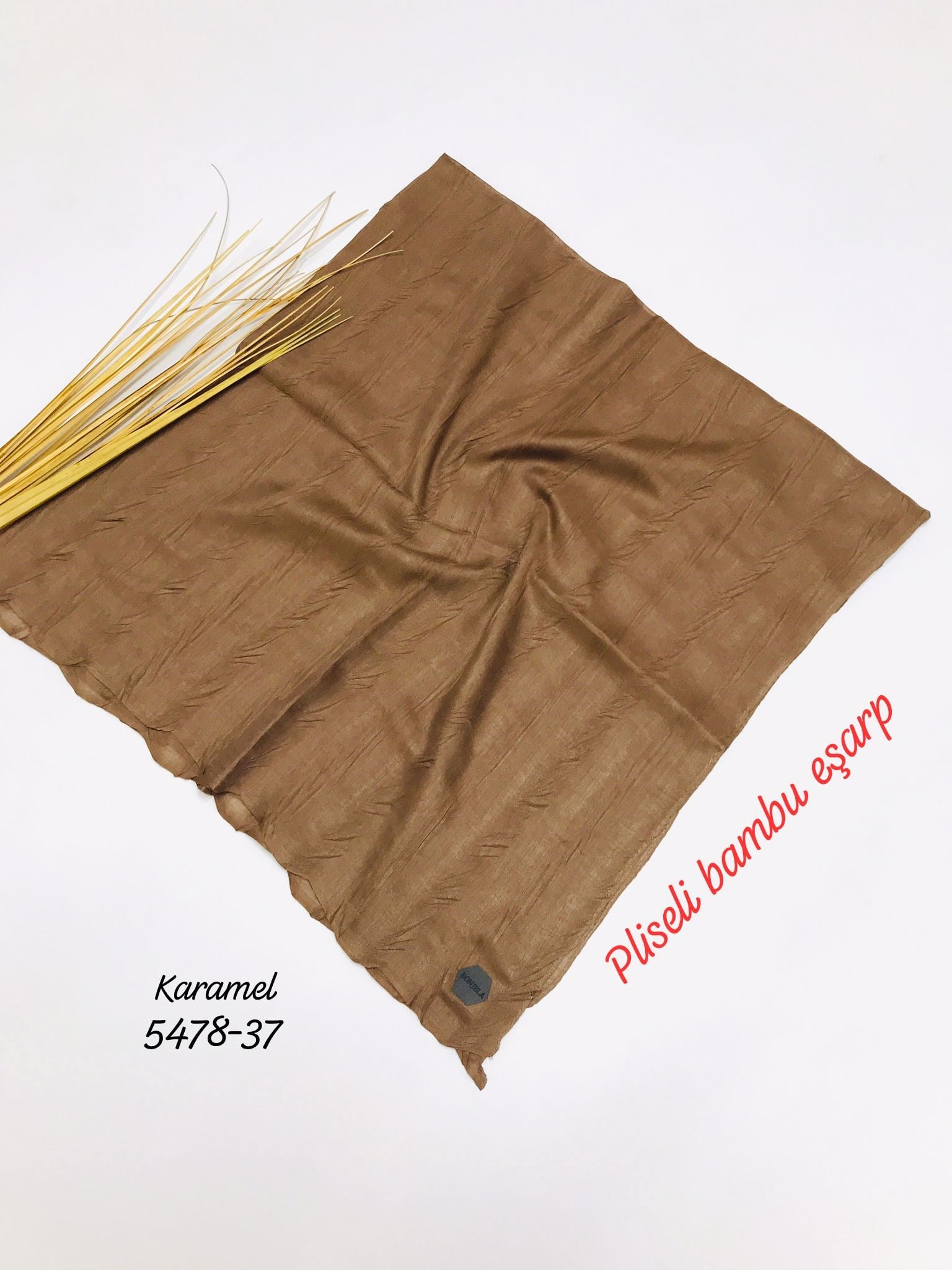 5478 Pliseli Bambu Eşarp