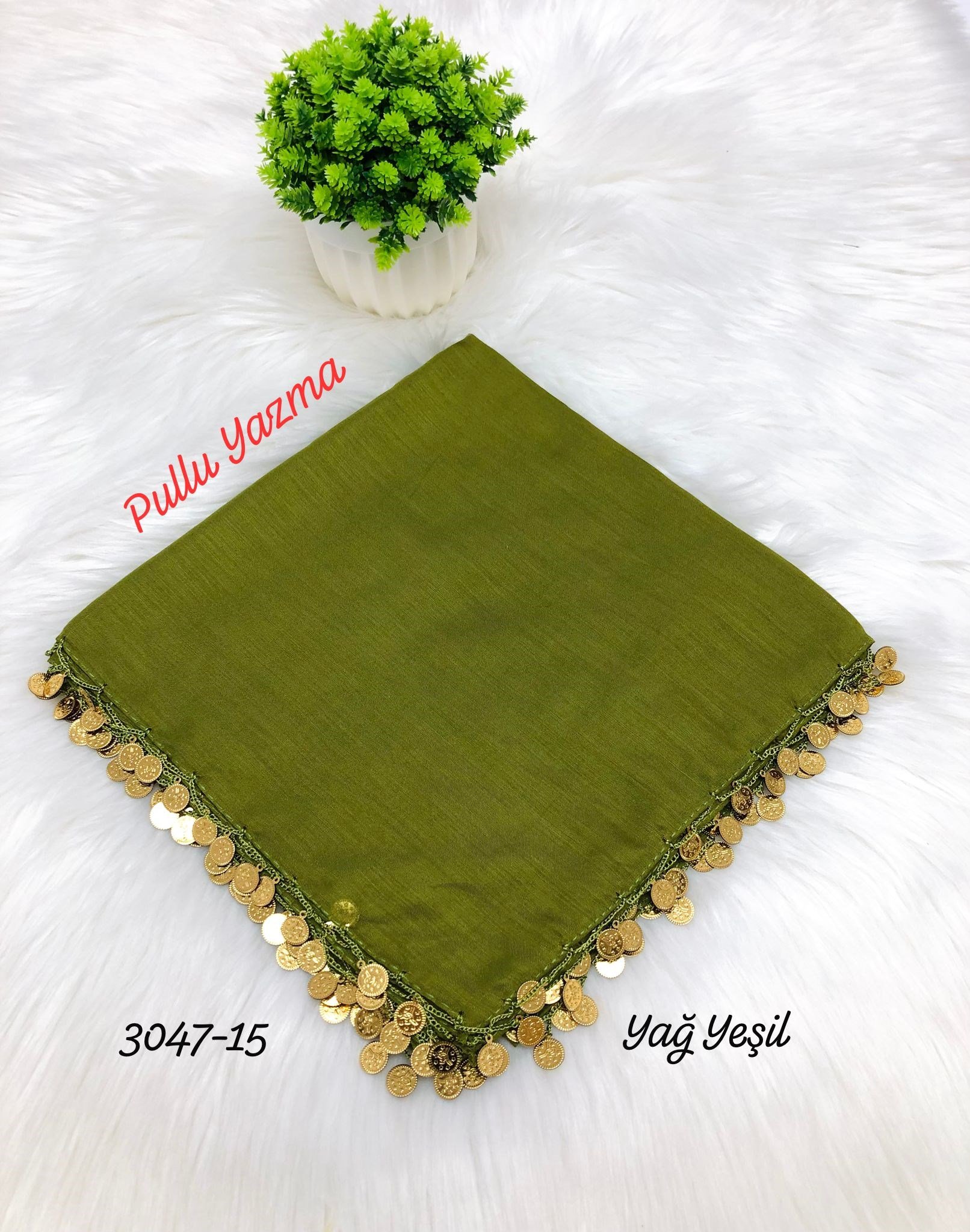 3047 Pleksi Pullu Yazma