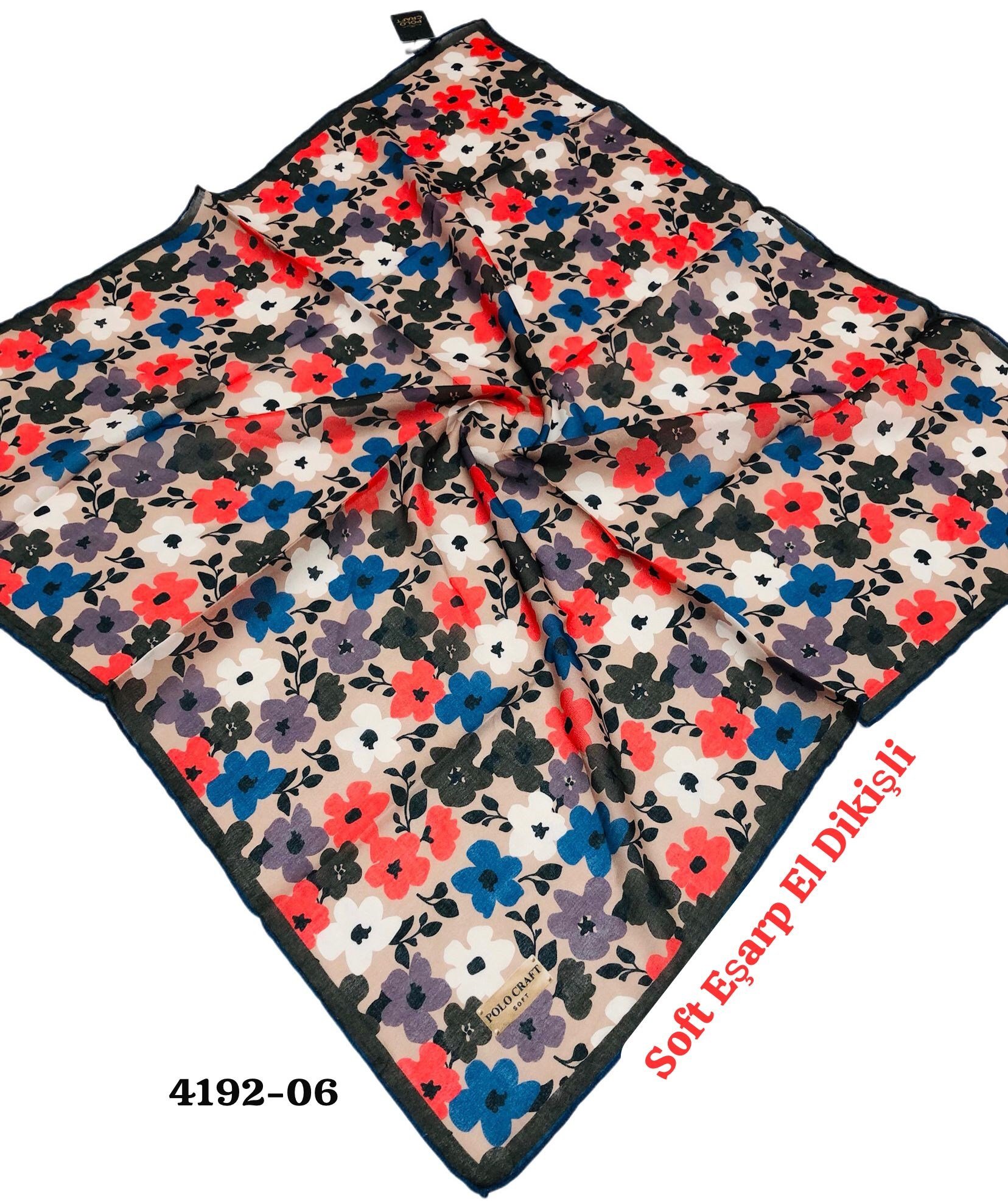 4192 Soft Eşarp El Dikiş