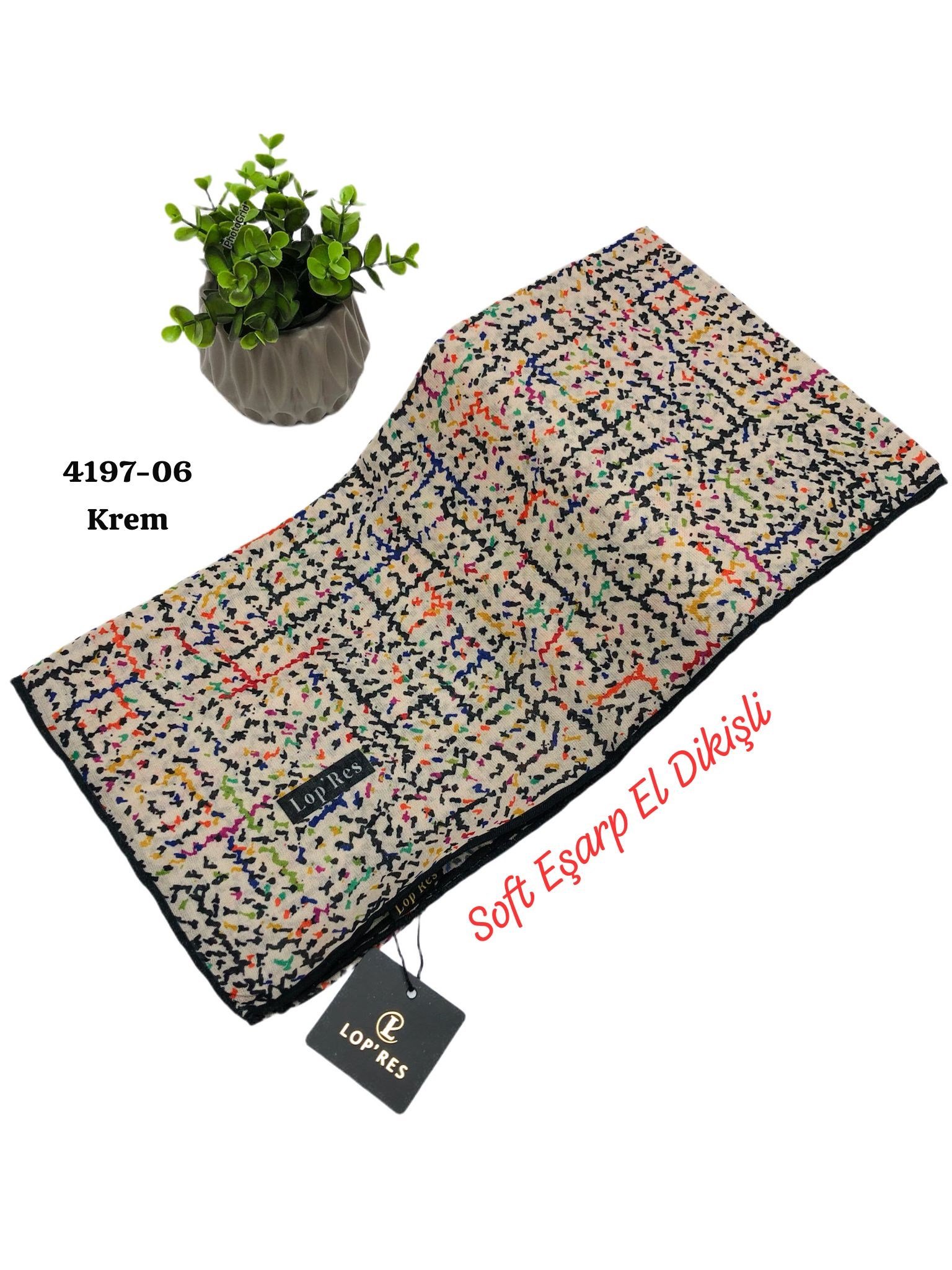 4197 Lop'Res Soft Eşarp