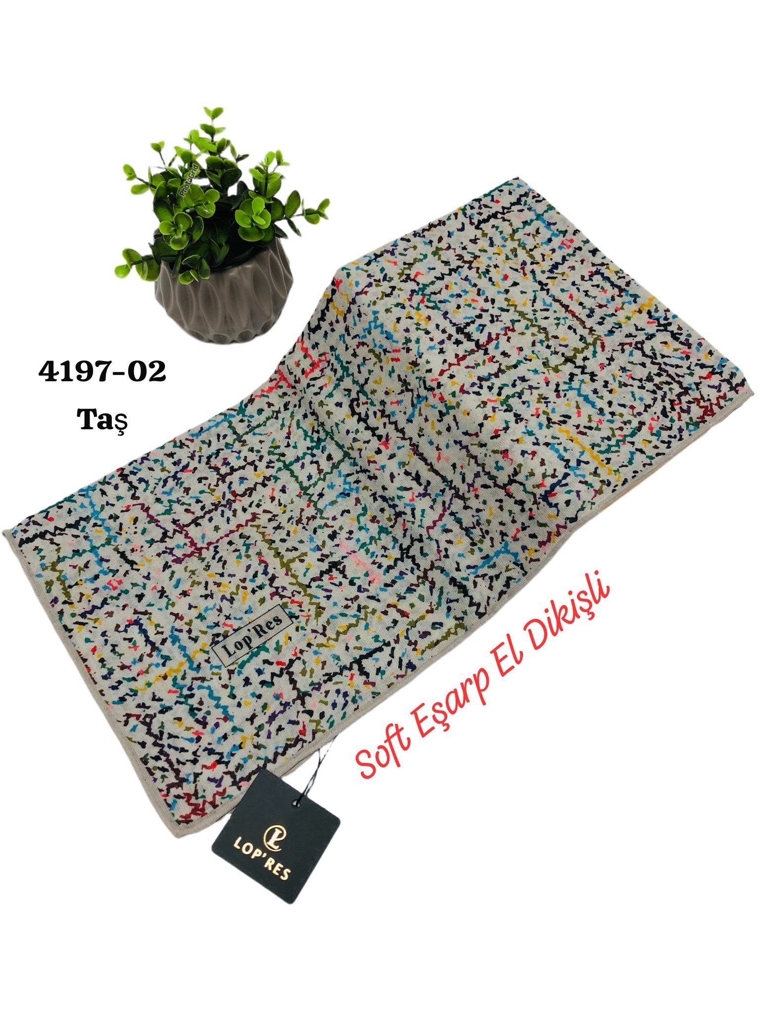 4197 Lop'Res Soft Eşarp