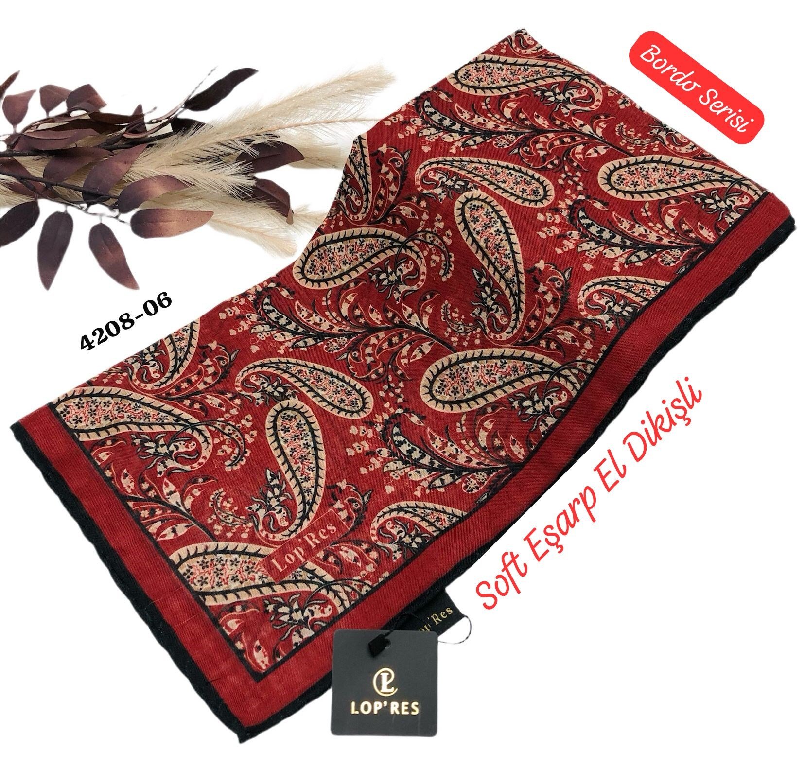 4208 Lop'Res Soft Eşarp