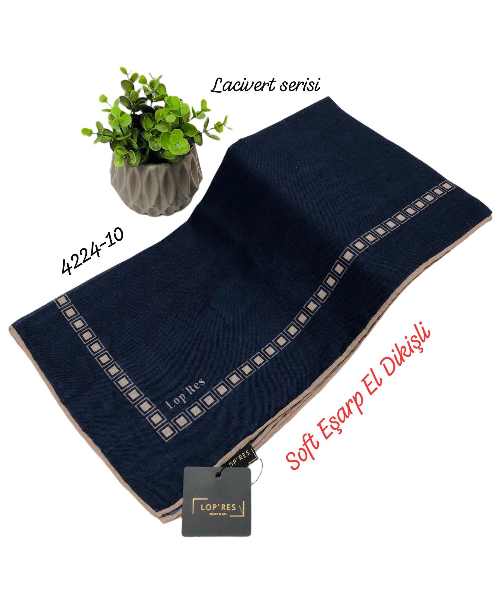 4224 Lop'Res Soft Eşarp