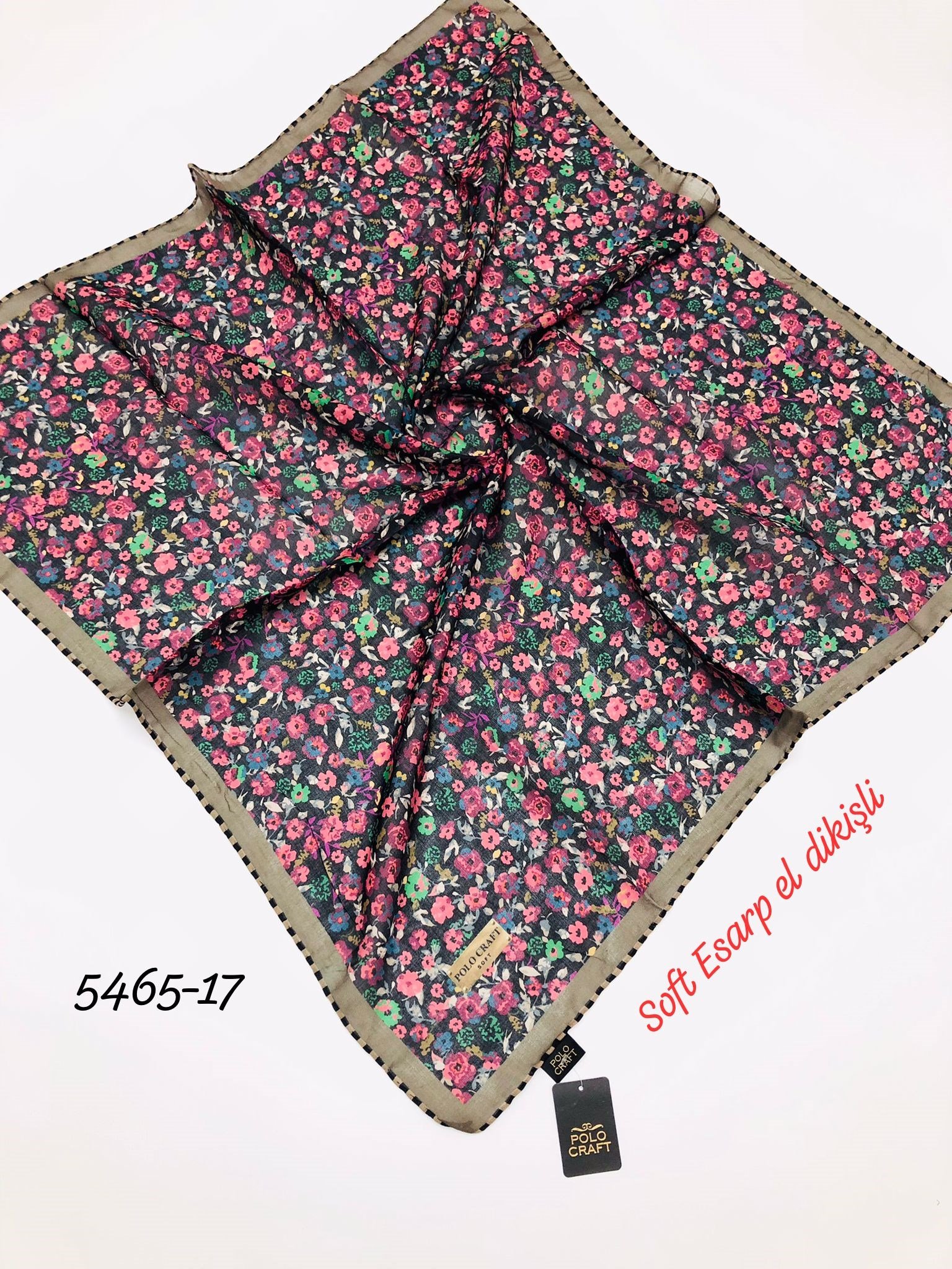 5465 Soft Eşarp El Dikiş