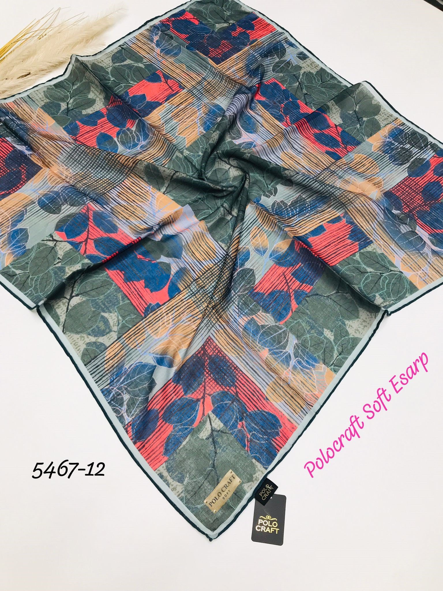 5467 Soft Eşarp El Dikiş