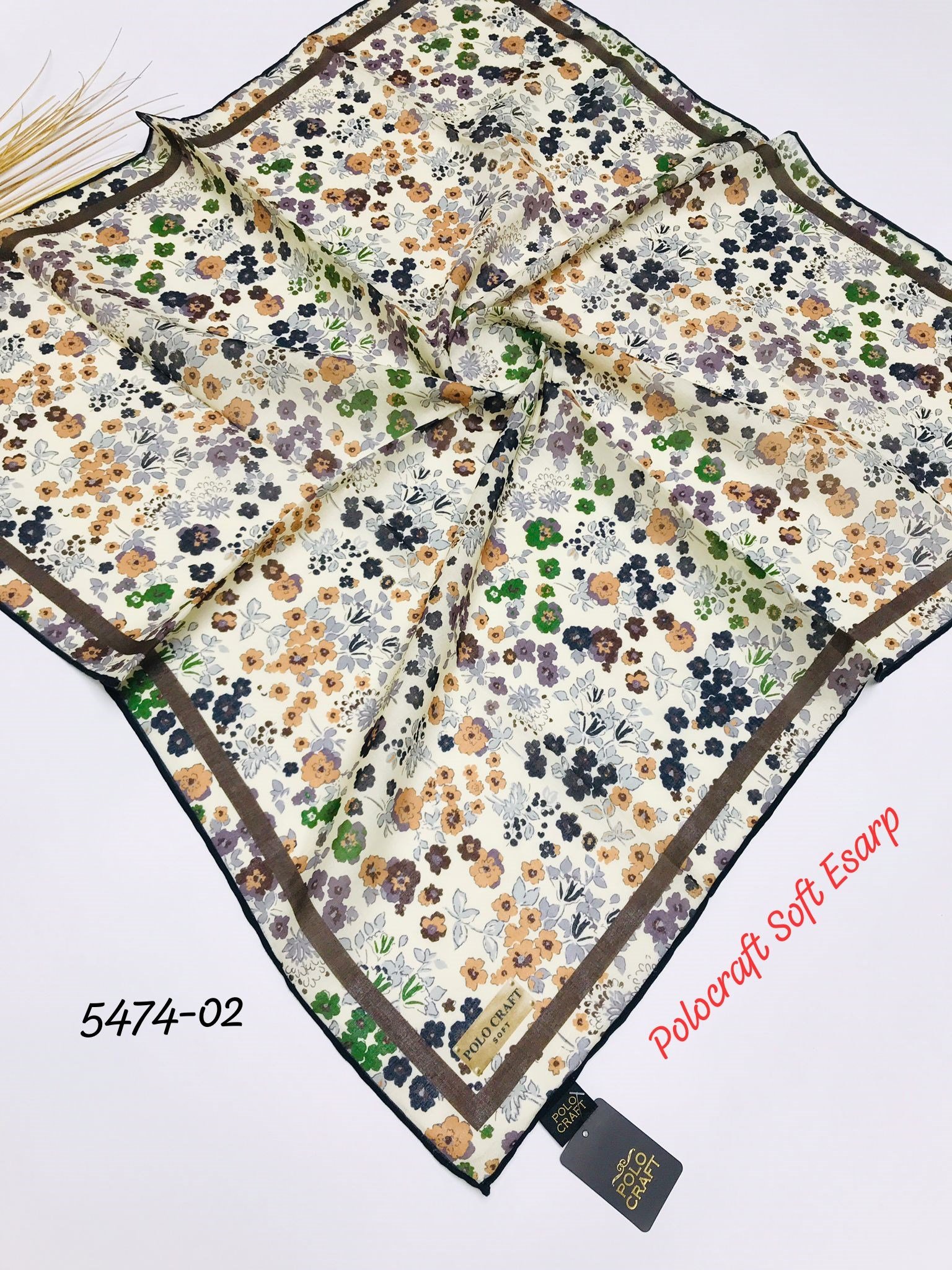 5474 Soft Eşarp El Dikiş