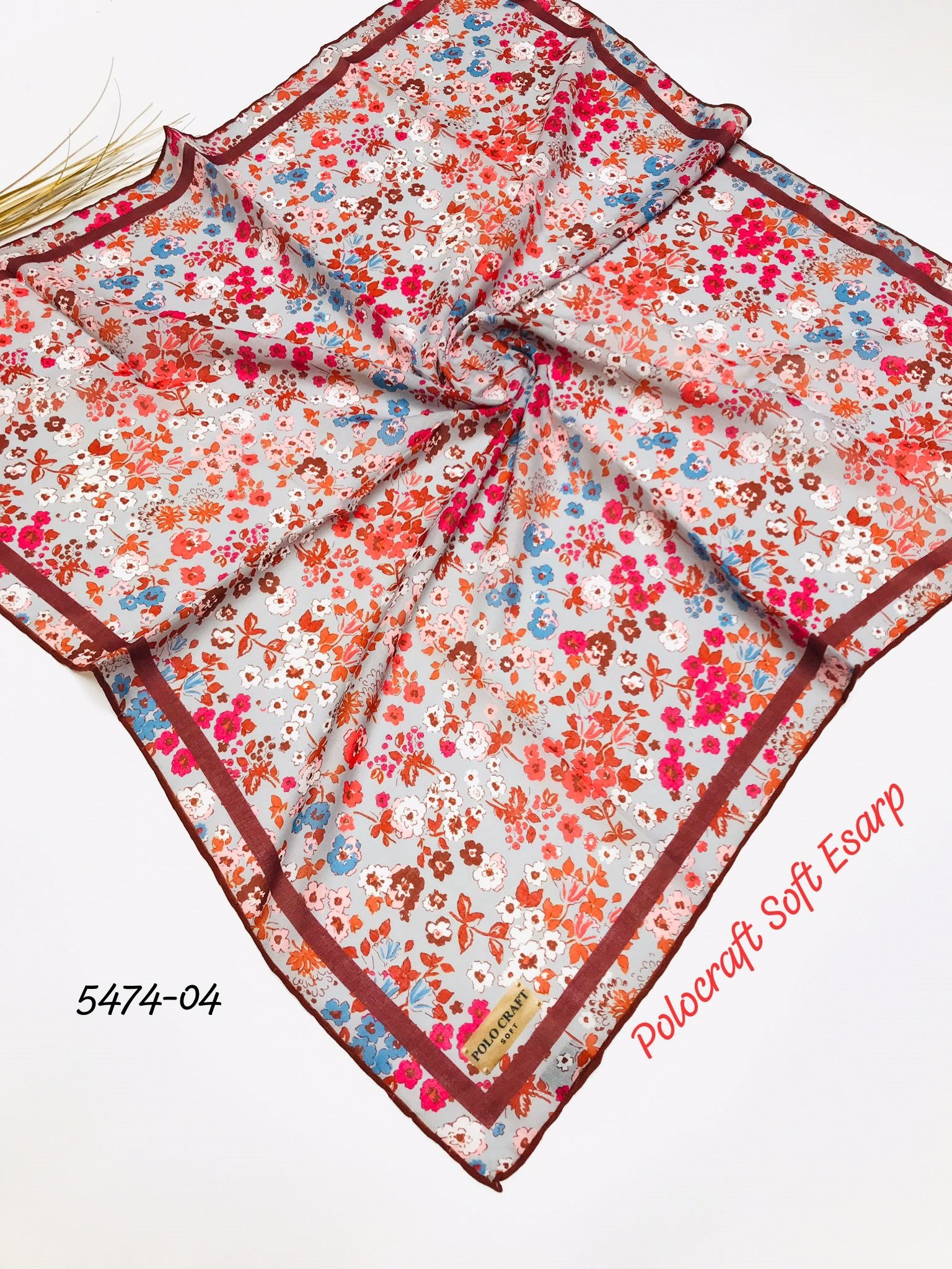5474 Soft Eşarp El Dikiş