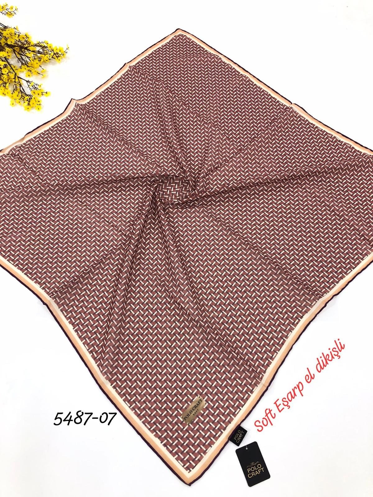 5487 Soft Eşarp El Dikiş