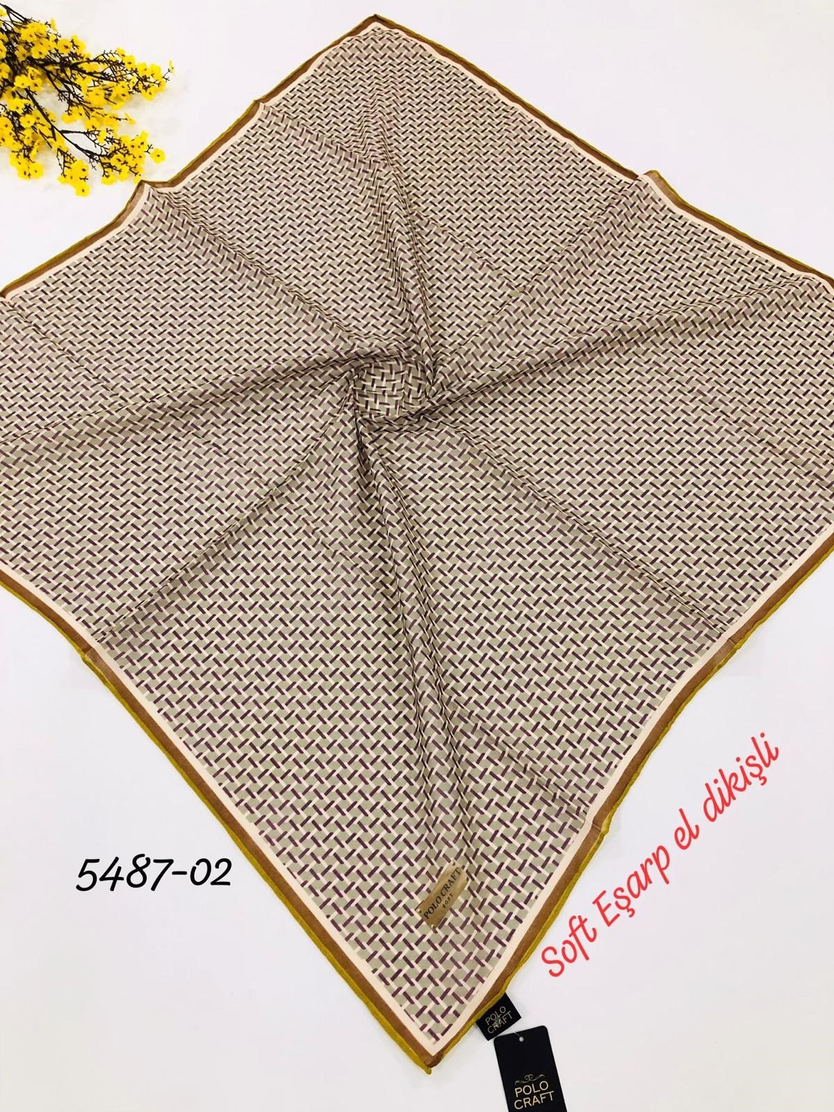 5487 Soft Eşarp El Dikiş