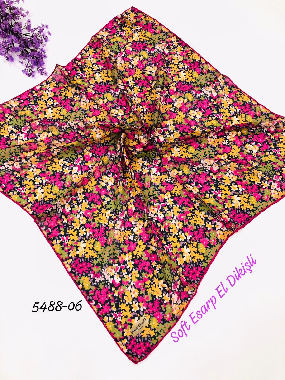 5488 Soft Eşarp El Dikiş