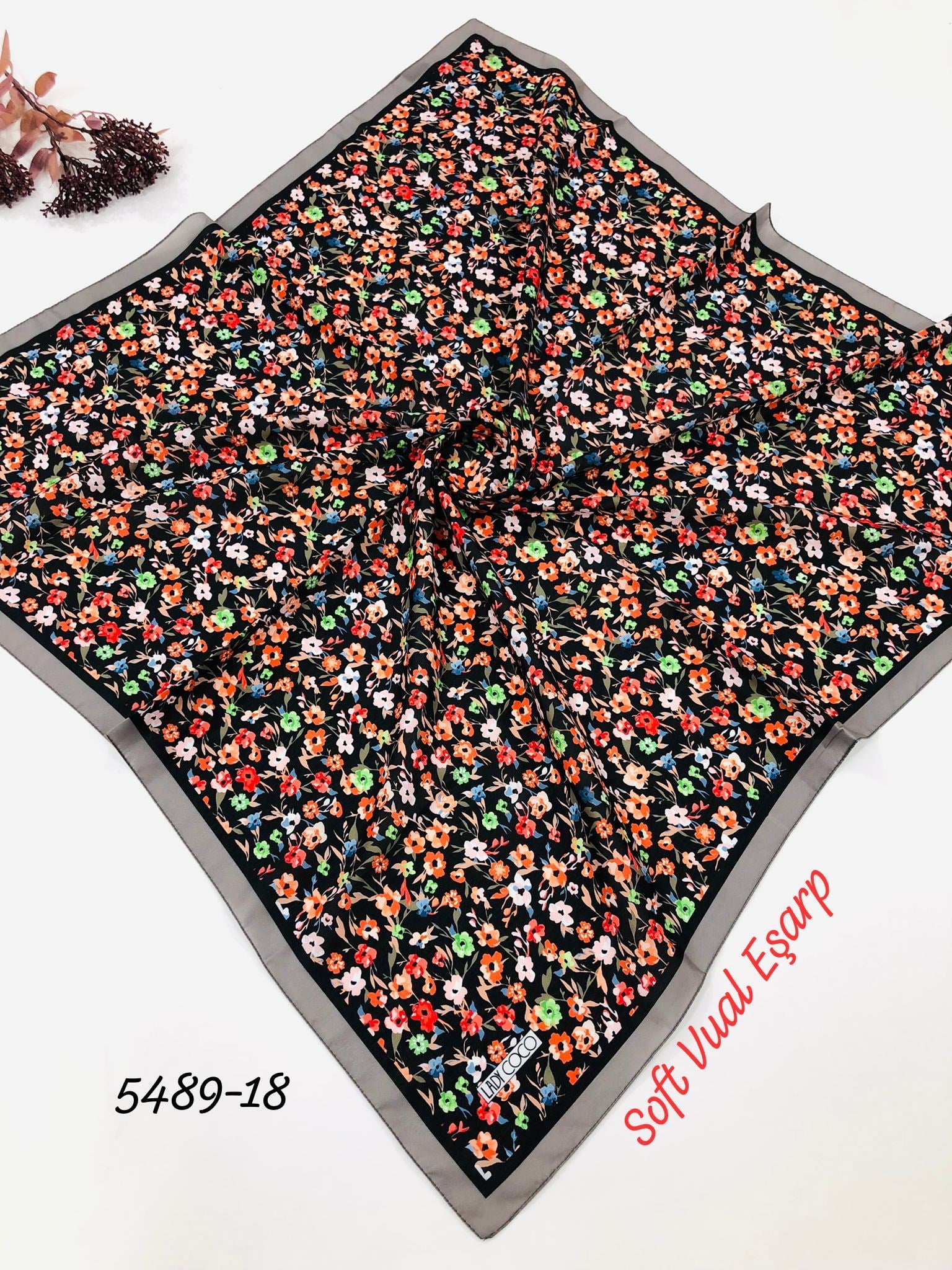 5489 Soft Vual Eşarp