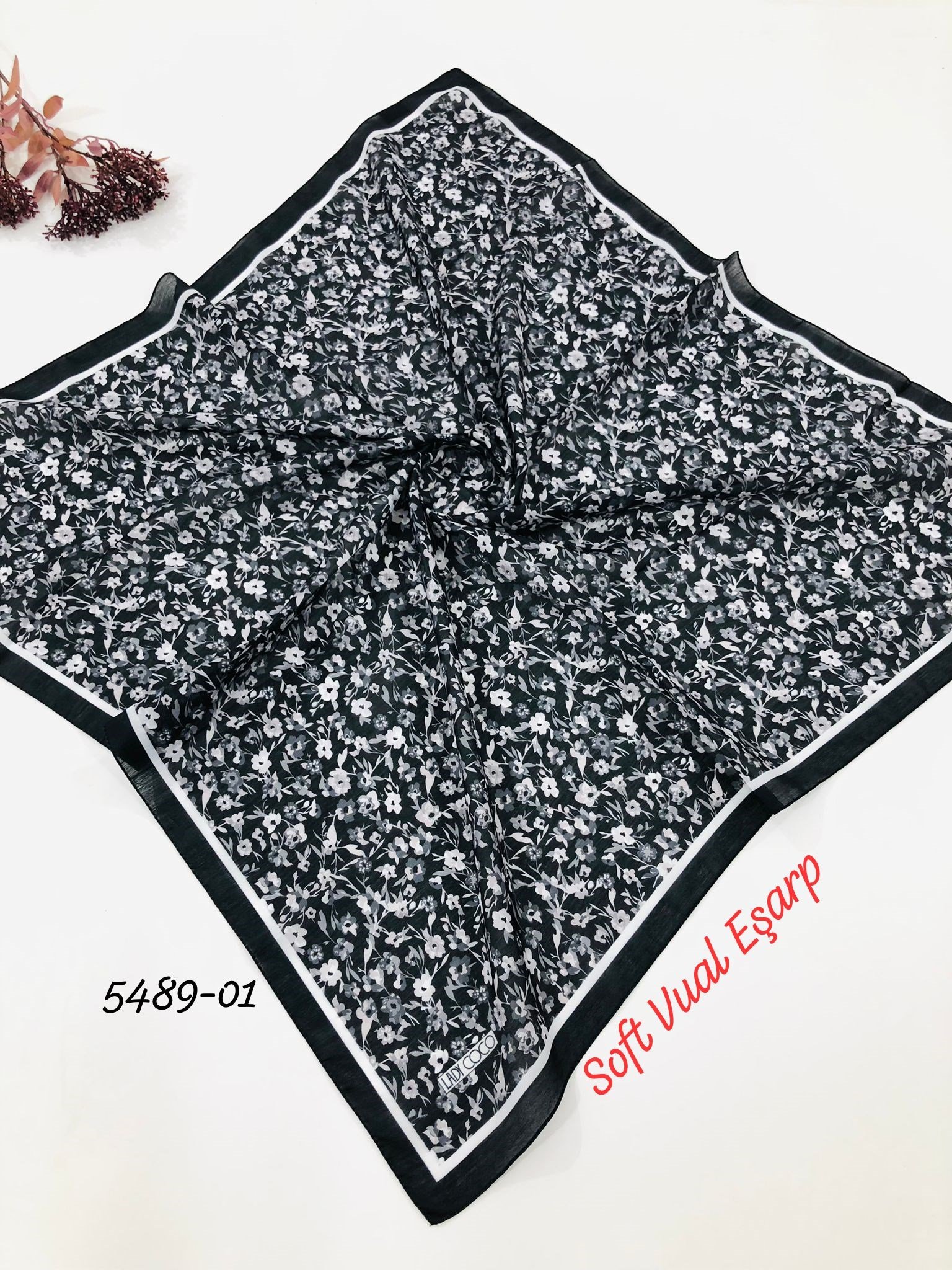 5489 Soft Vual Eşarp