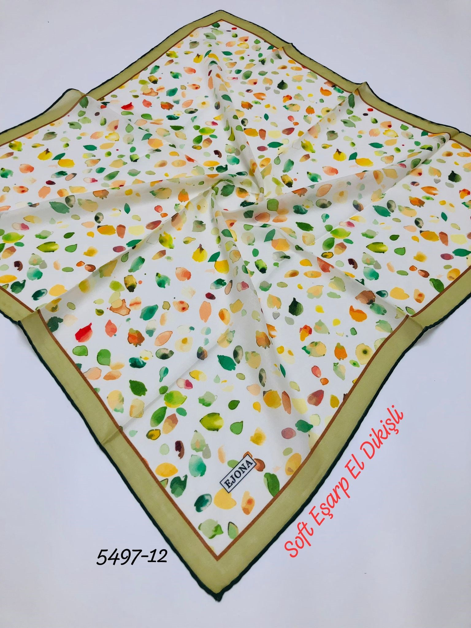 5497 Soft Eşarp El Dikiş