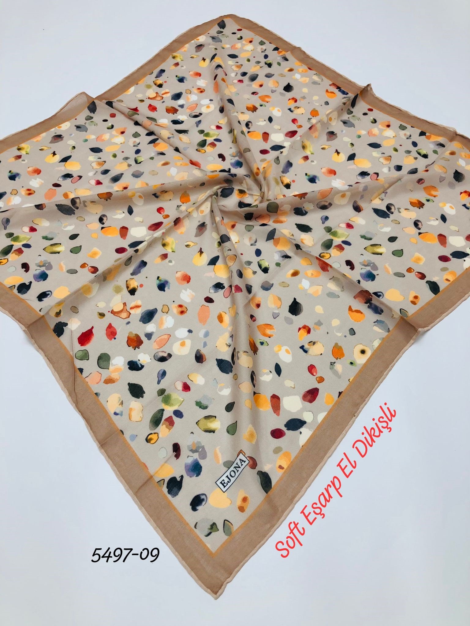 5497 Soft Eşarp El Dikiş