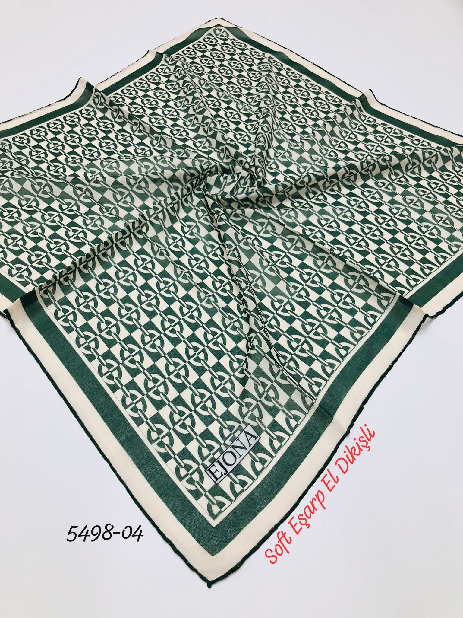 5498 Soft Eşarp El Dikişli