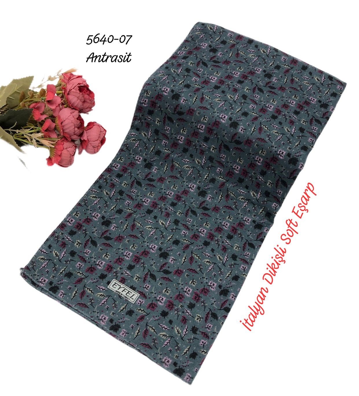 5640 İtalyan Dikişli (Yazlık) Soft Eşarp