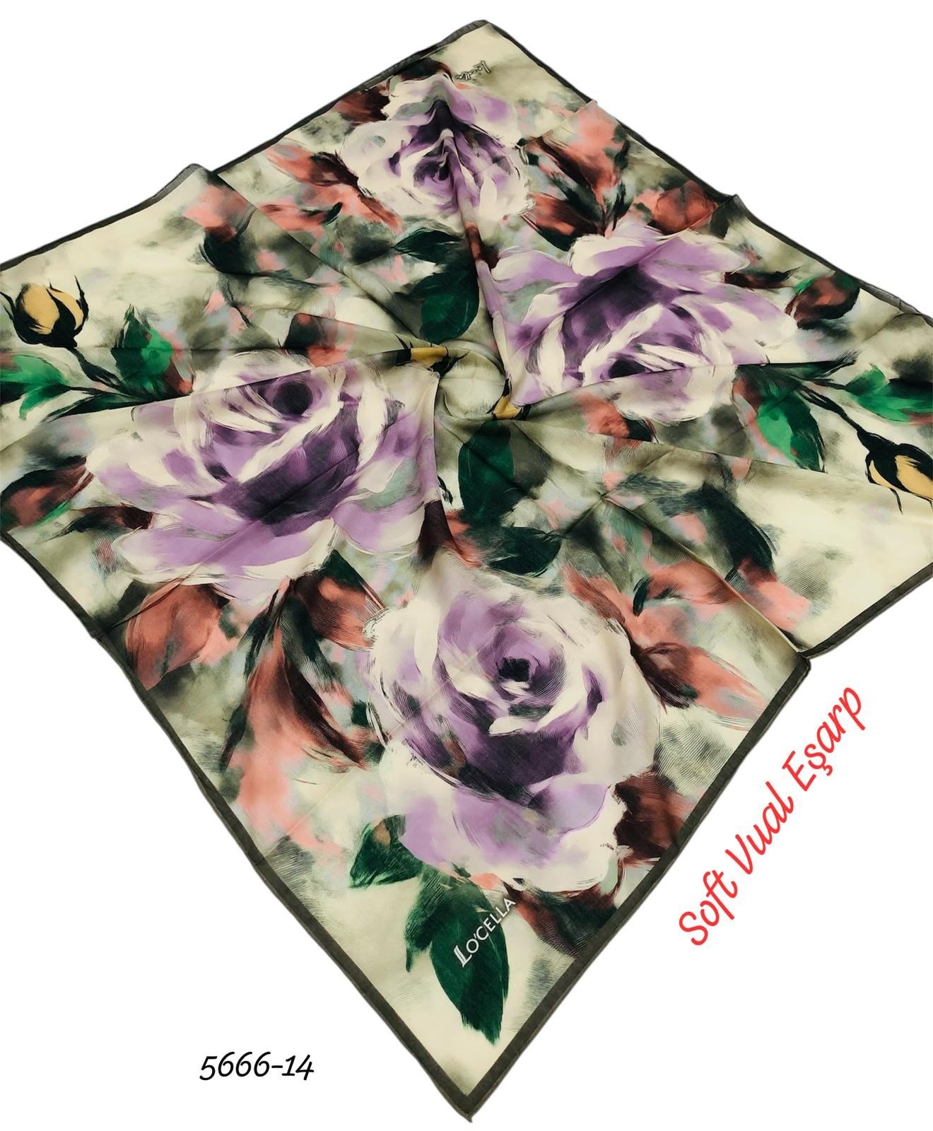 5666 Locella Soft Vual Eşarp