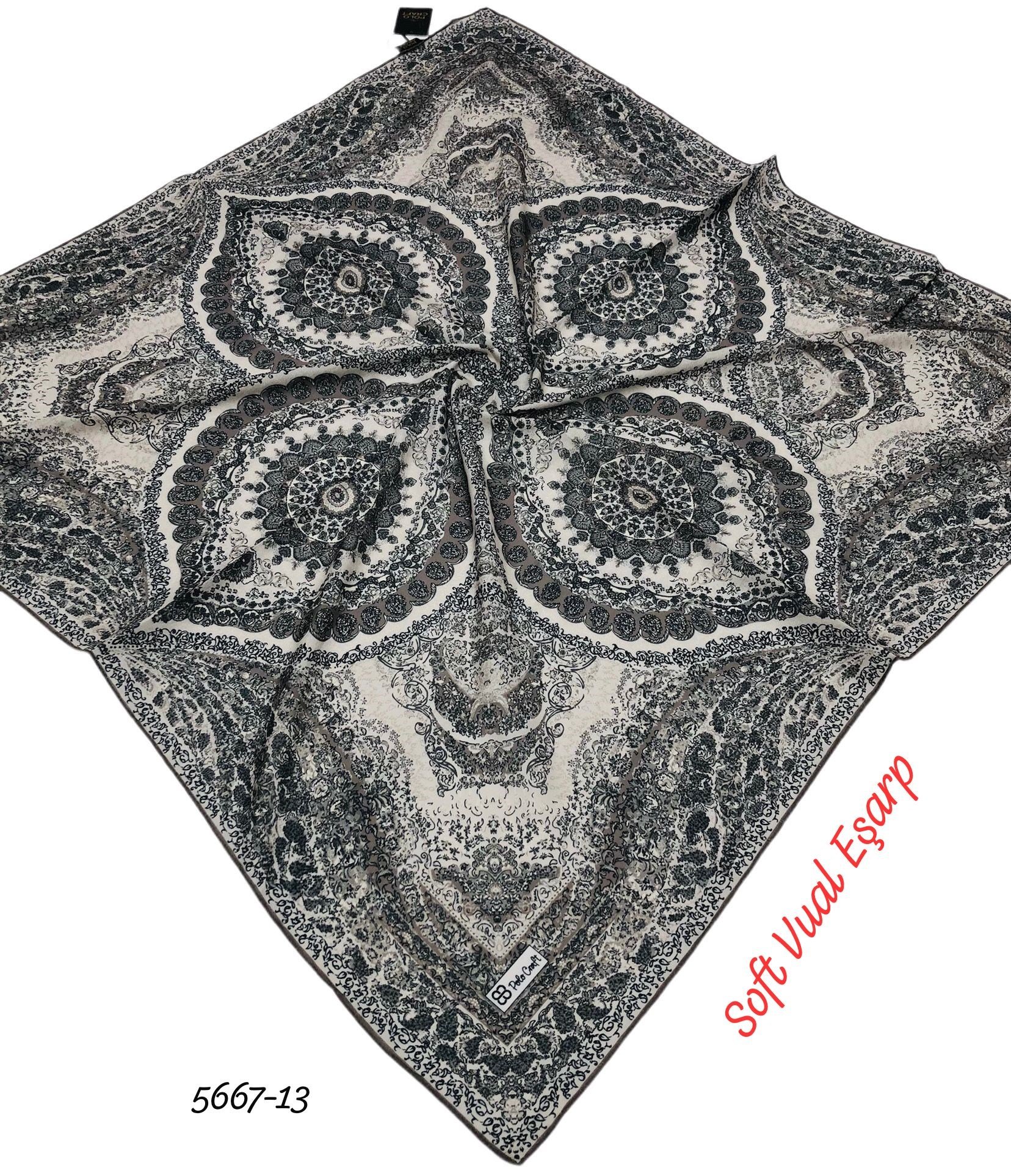 5667 Polocraft Soft Vual Eşarp