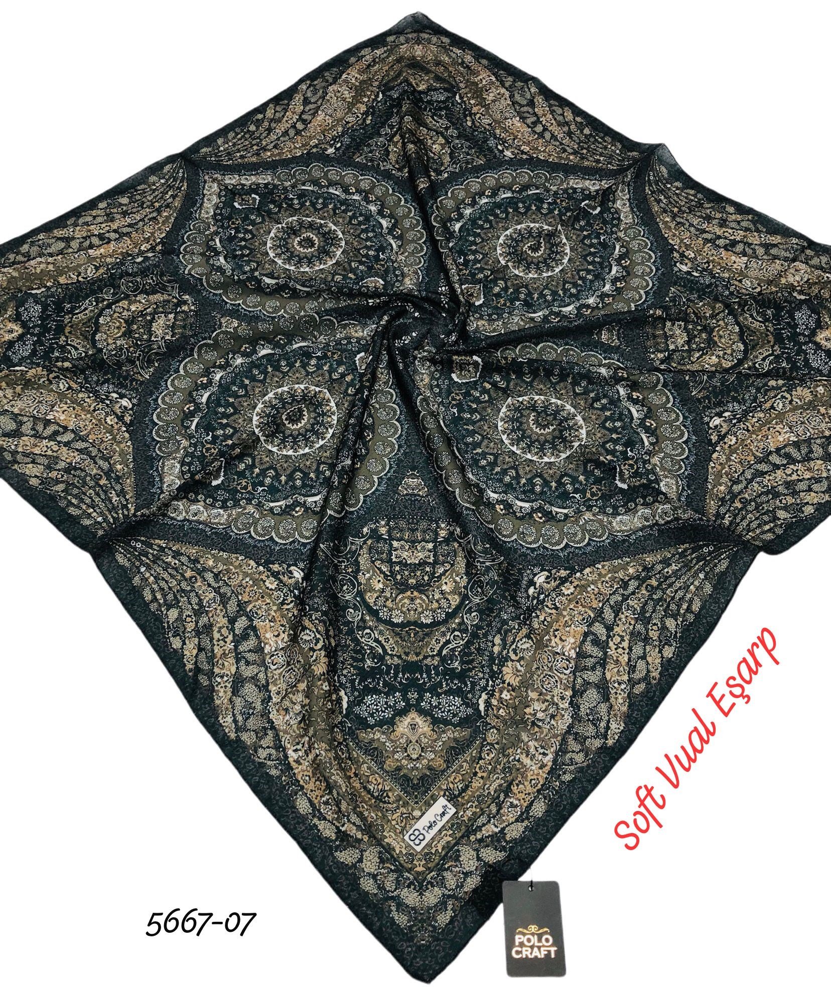 5667 Polocraft Soft Vual Eşarp