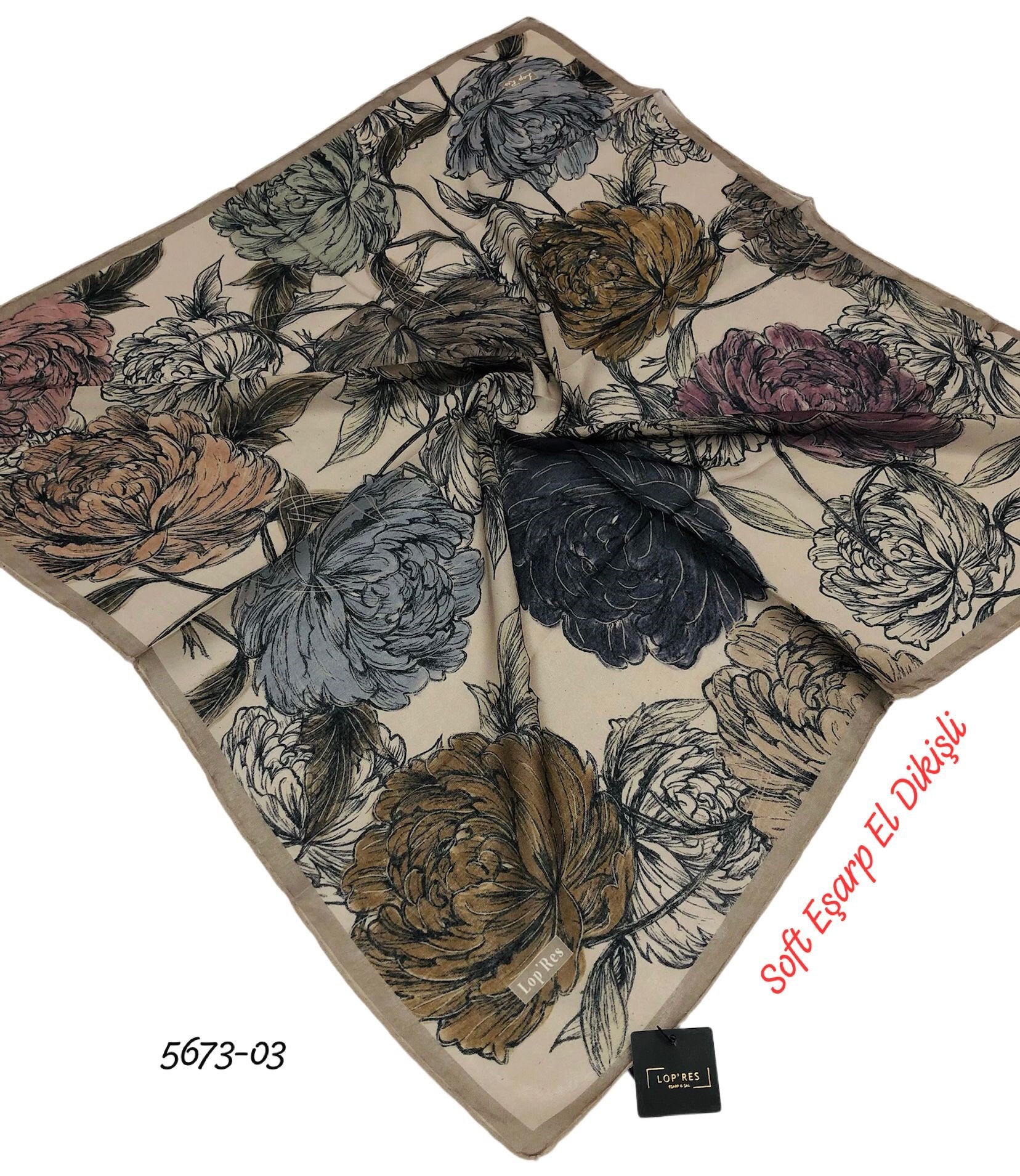 5673 Lop'Res Soft Eşarp
