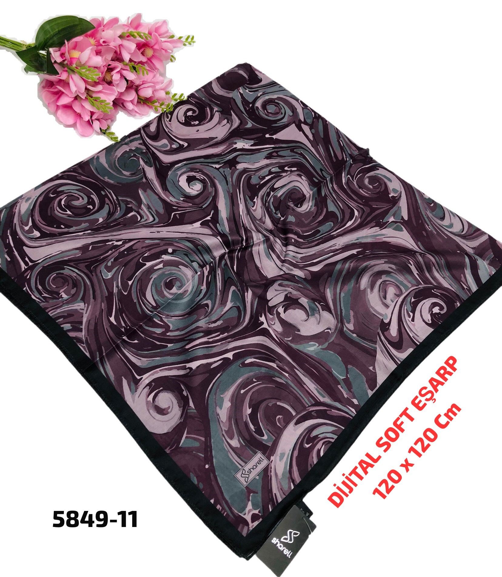 Dijital Soft Eşarp 120cm