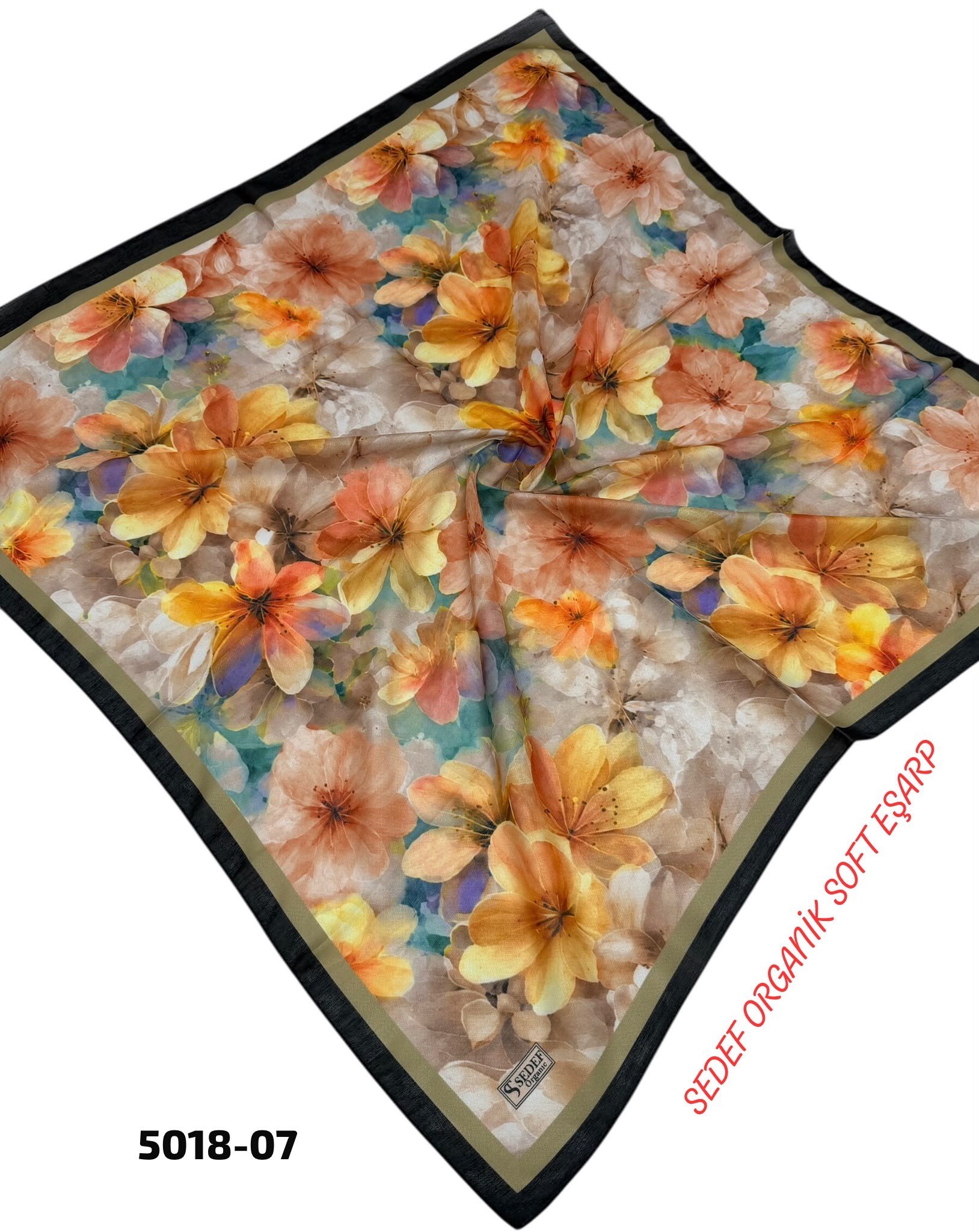 Sedef Organik Soft Eşarp