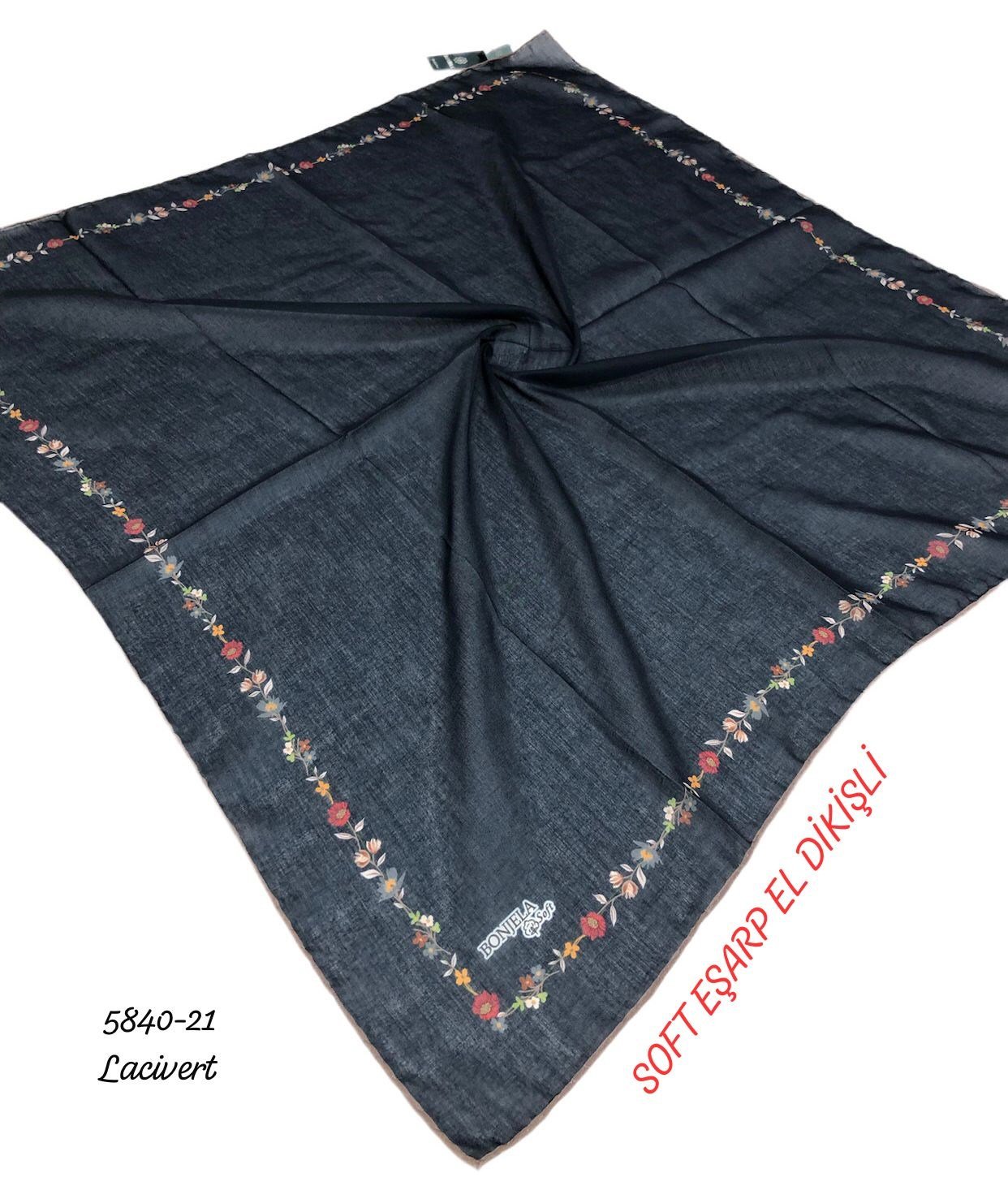 Soft Eşarp El Dikişli