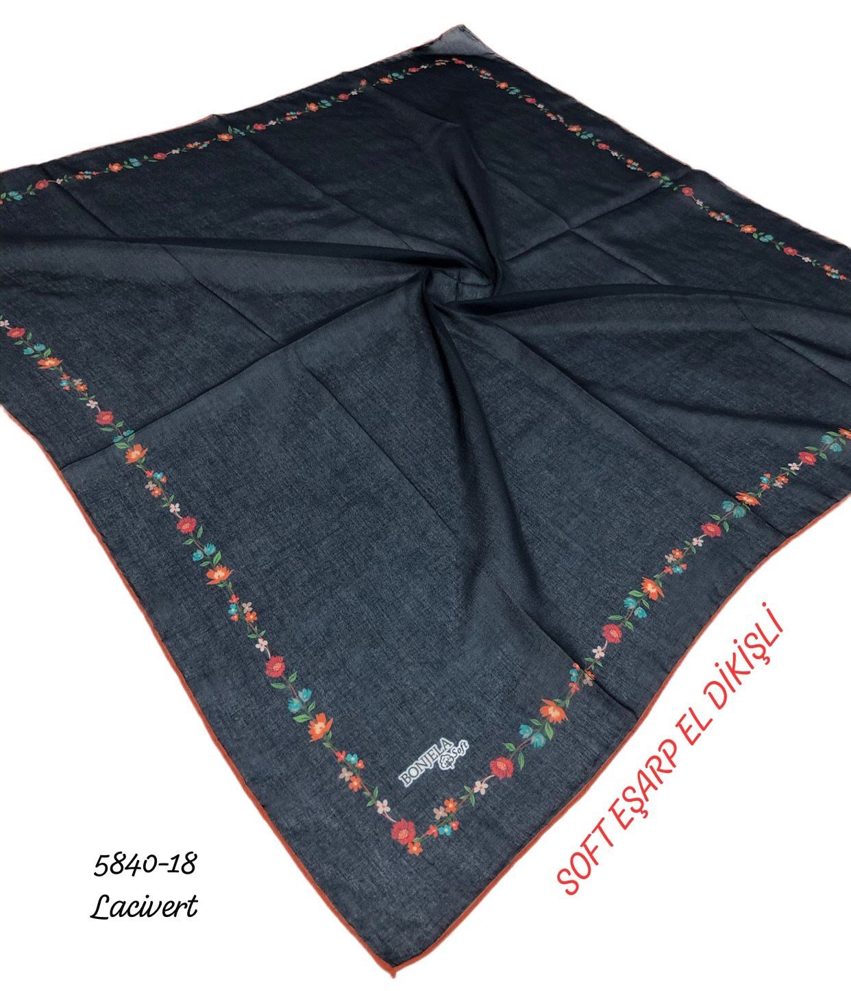 Soft Eşarp El Dikişli