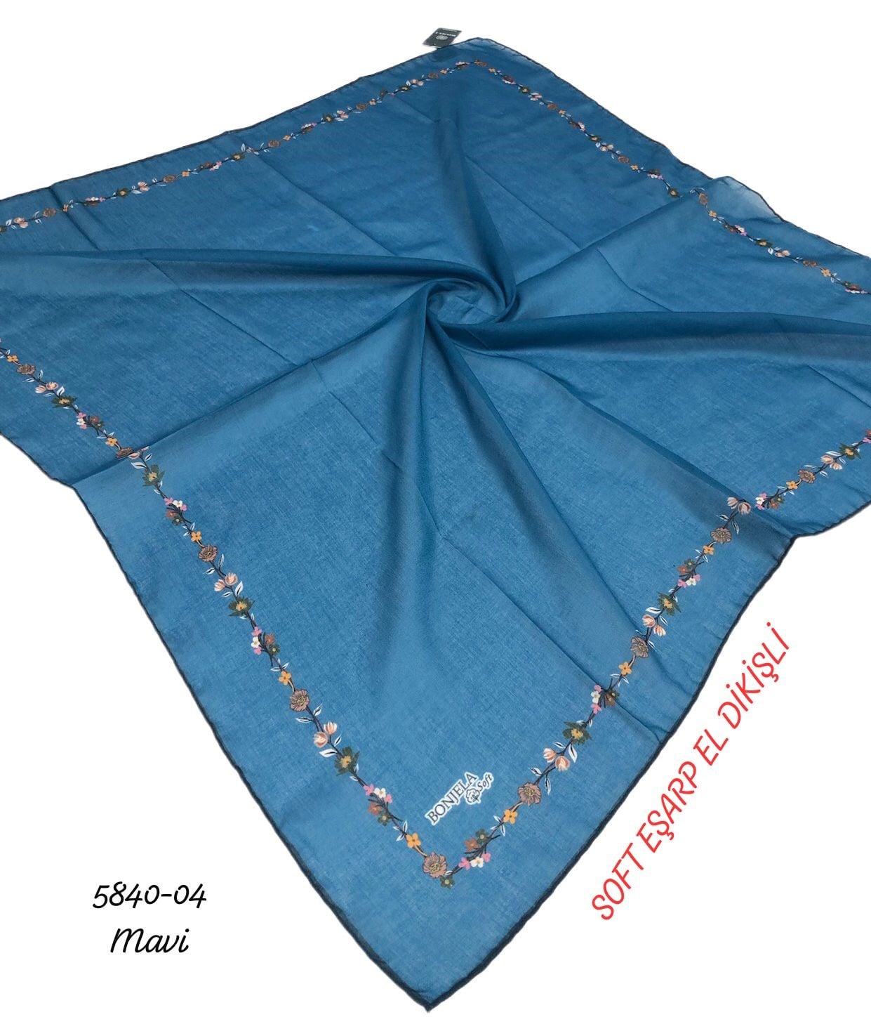 Soft Eşarp El Dikişli