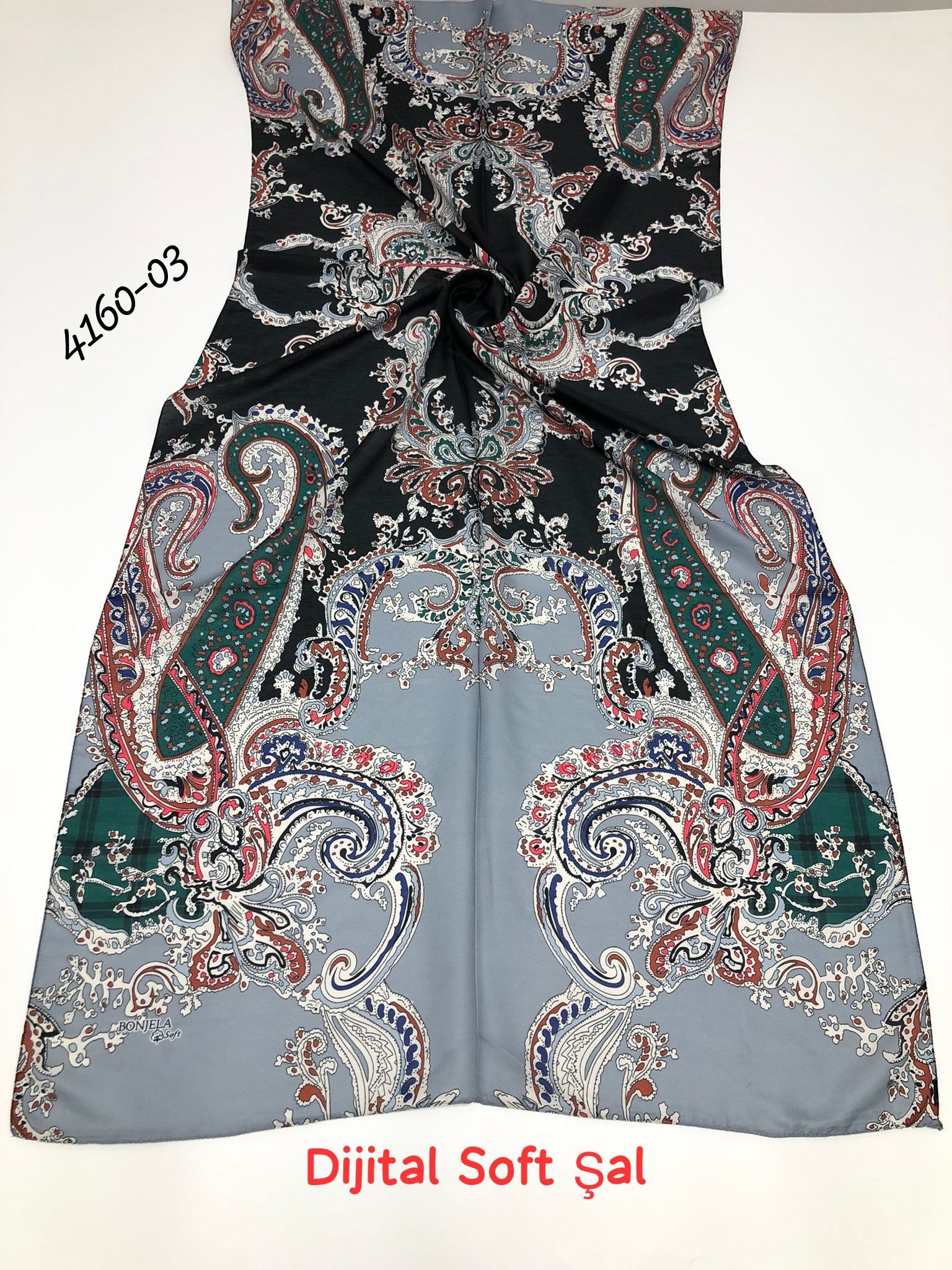 4160 Dijital Soft Şal